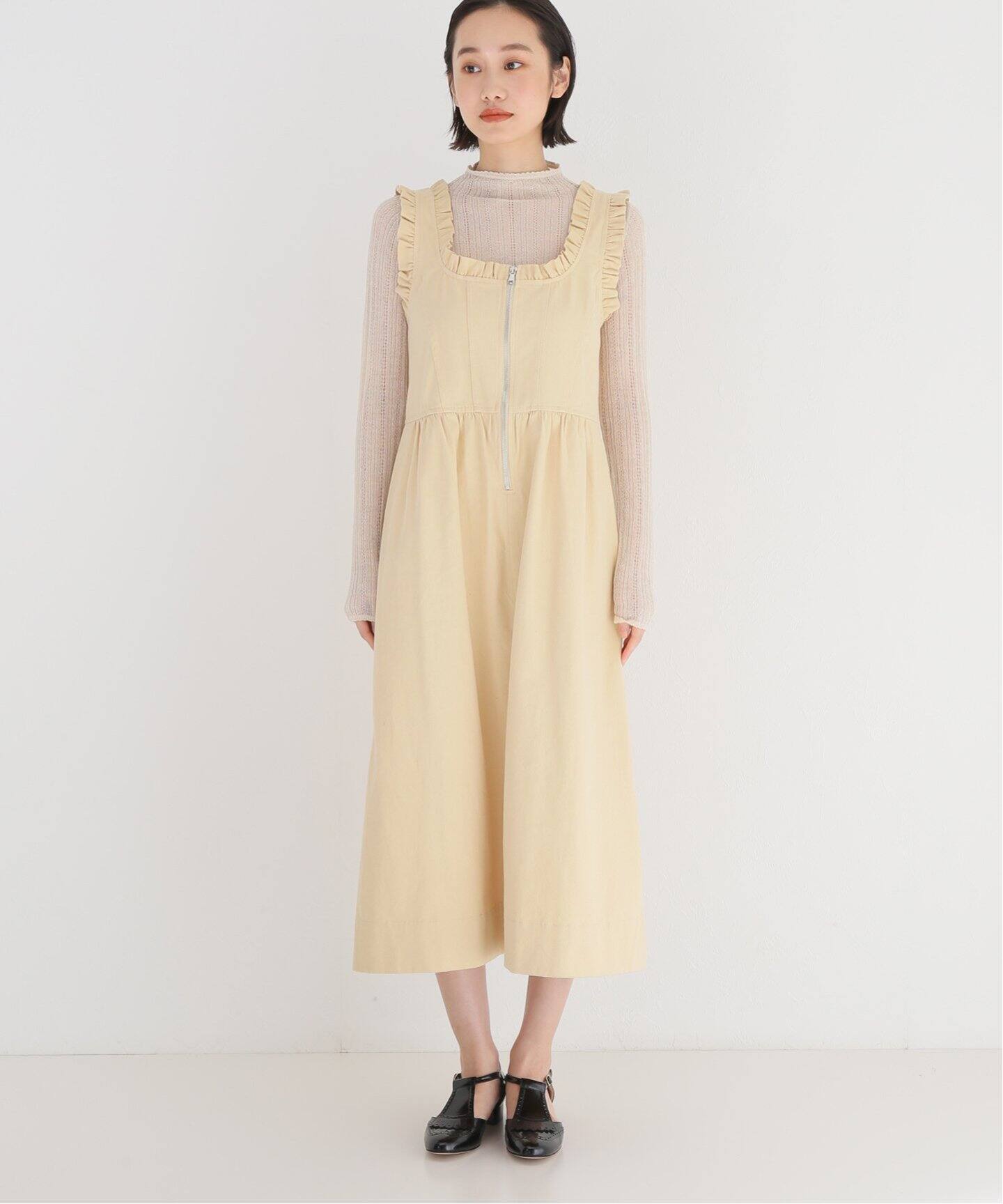 Sea New York/シー ニューヨーク】SIA SOLID ZIP FRONT DRESS 