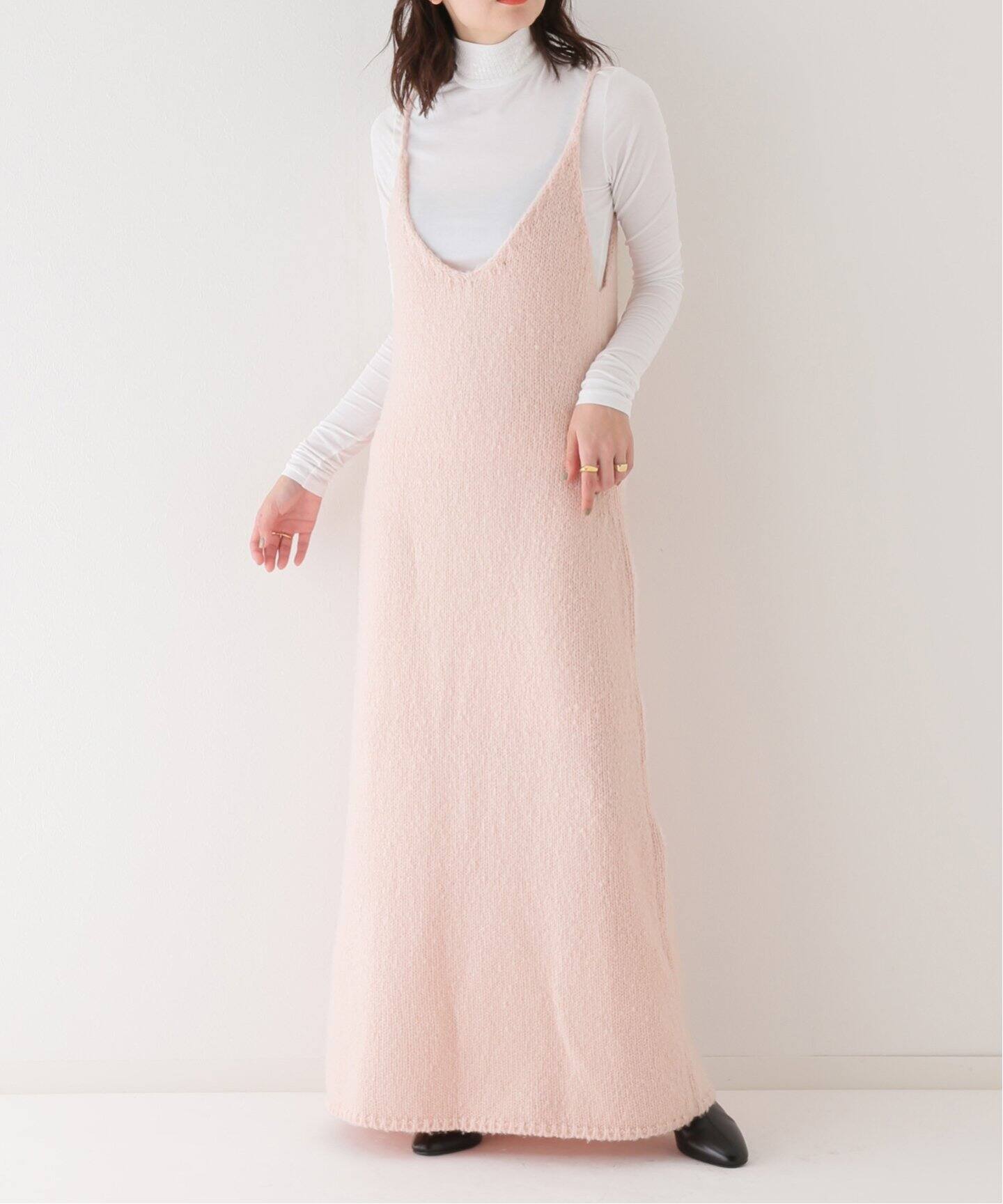 AURALEE/オーラリー】WOOL BABY CAMEL KNIT DRESS（ワンピース）｜IENA 