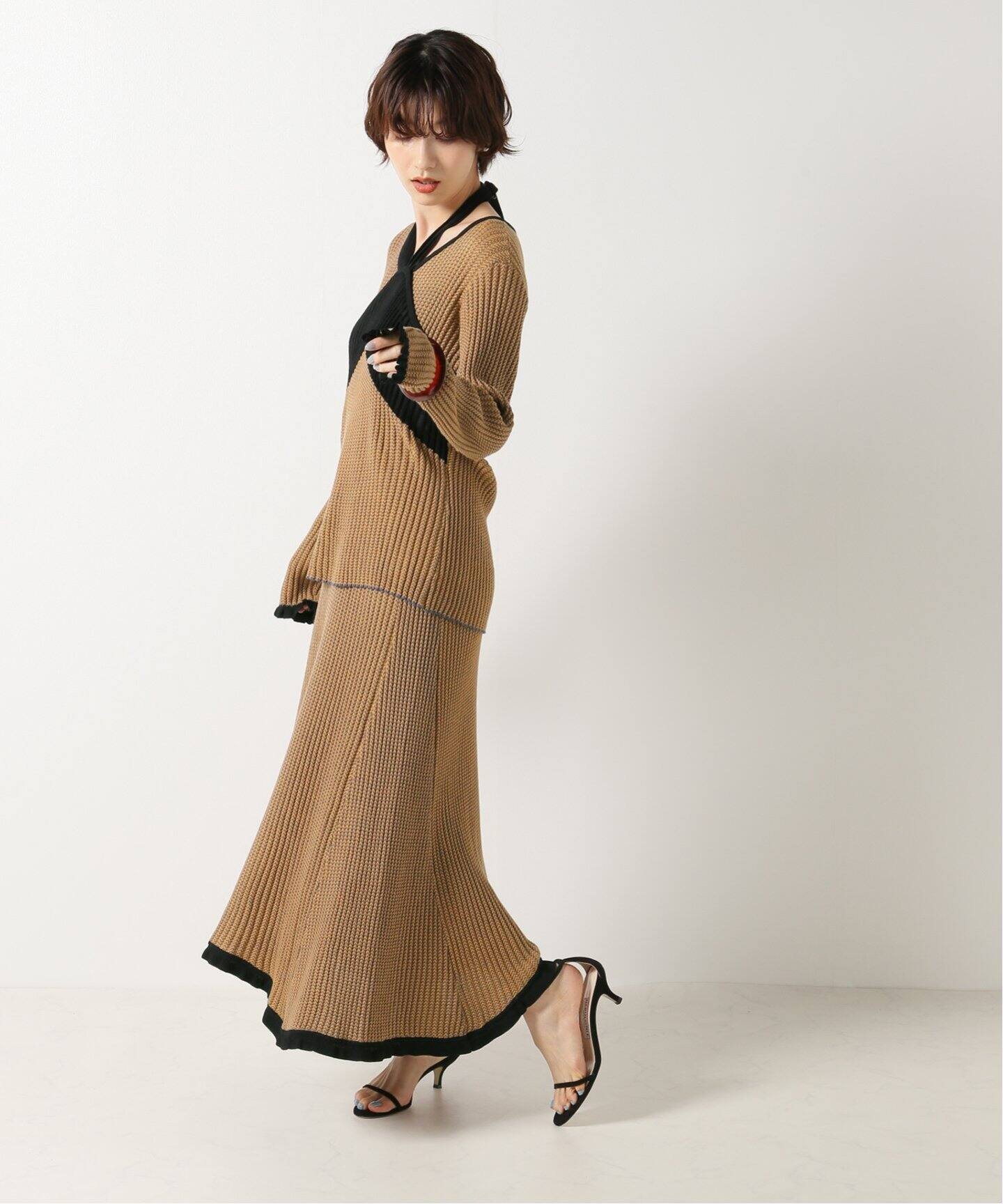 AKANE UTSUNOMIYA/アカネウツノミヤ】ニットワンピース（ワンピース  