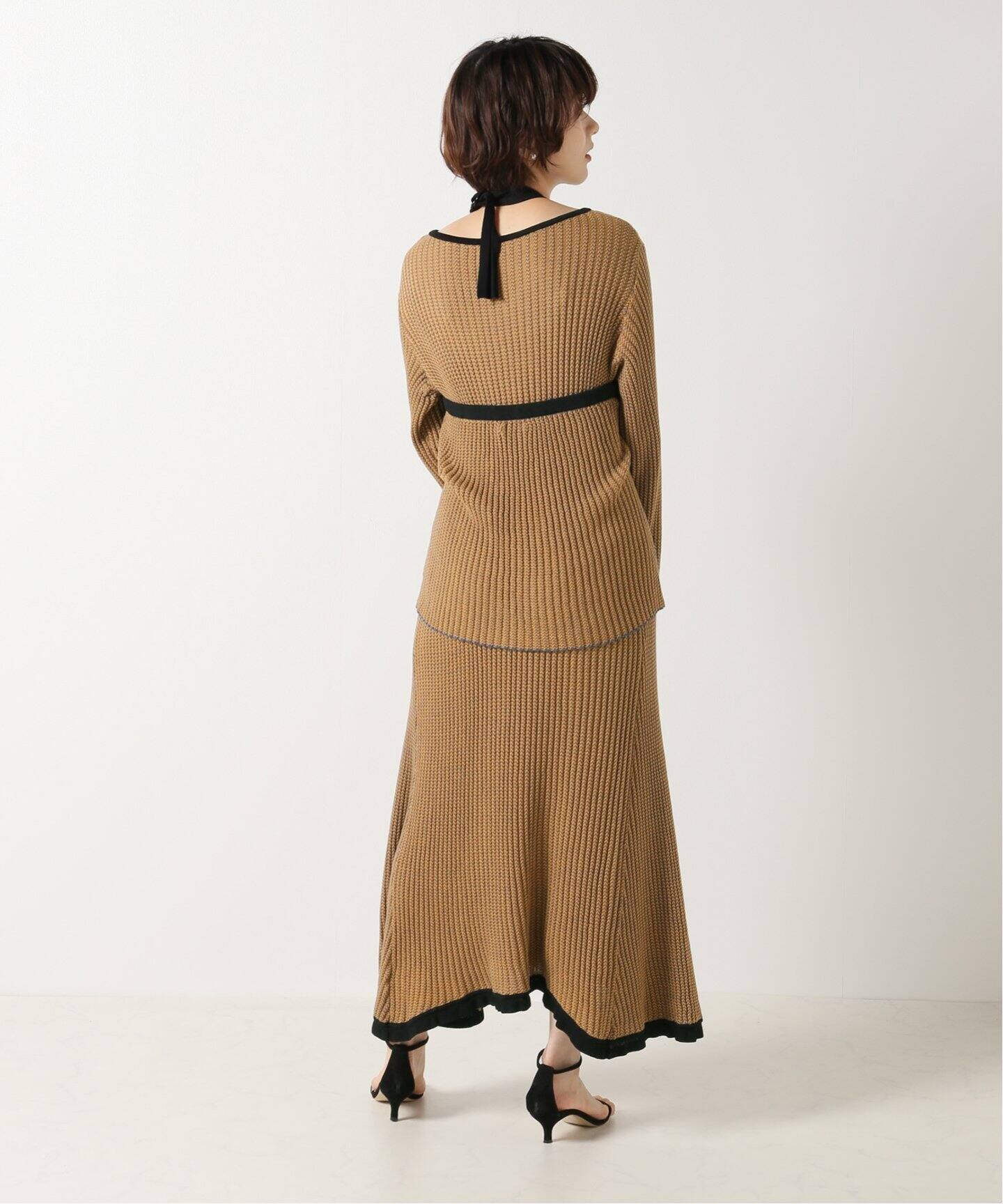 AKANE UTSUNOMIYA/アカネウツノミヤ】ニットワンピース（ワンピース  