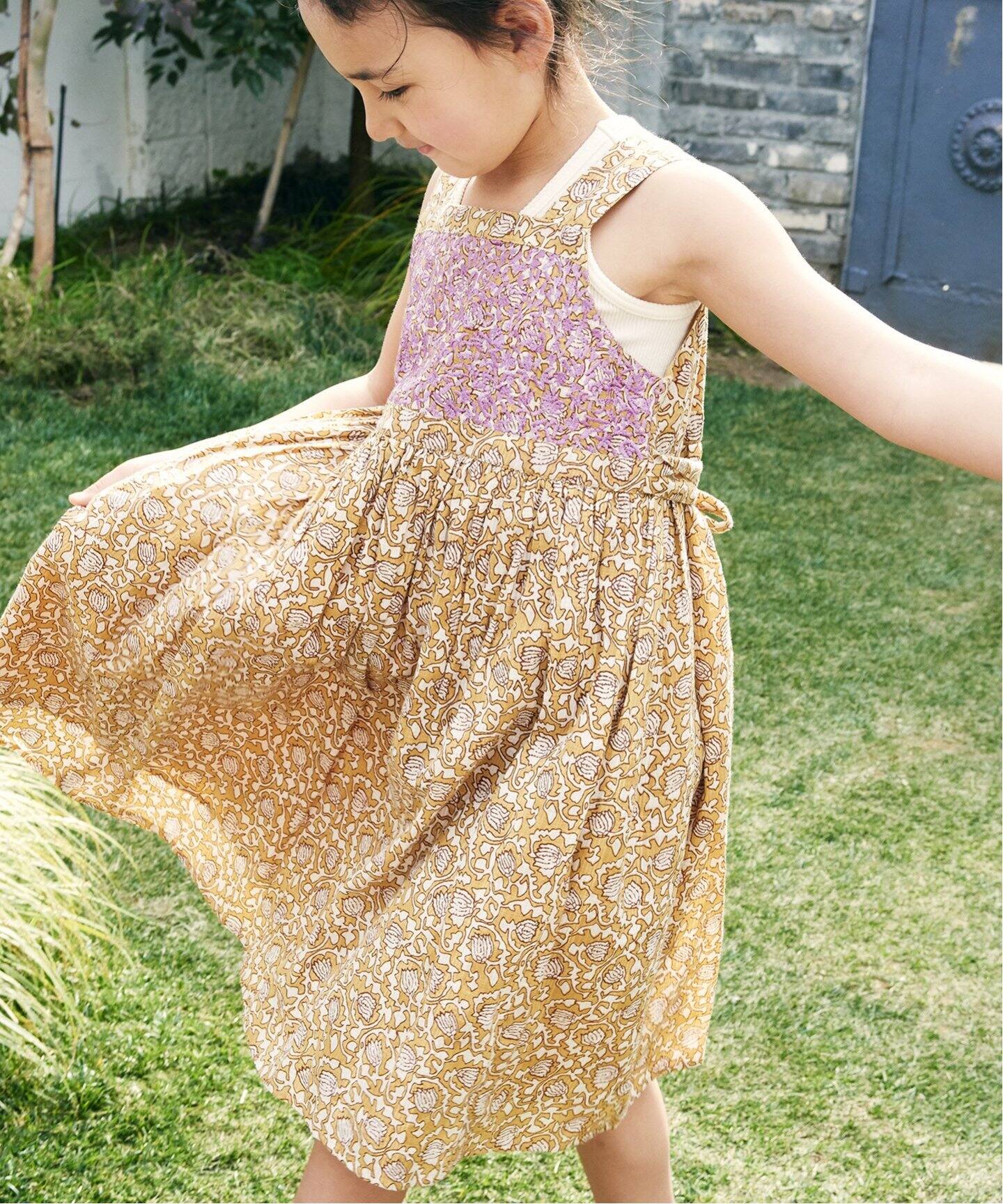 ne Quittez pas/ヌキテパ】Dress From Side Parts Fab baby-kids(90 