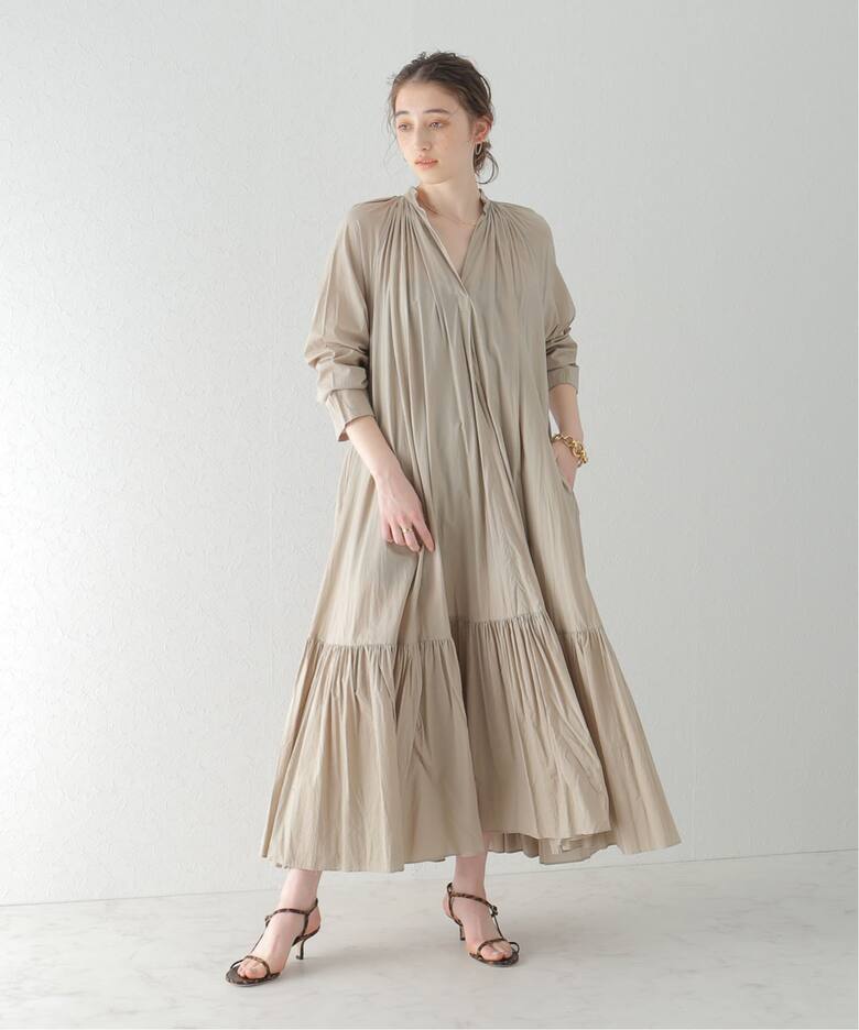 Lawn ボリューム Flare ワンピース◇（ワンピース）｜Plage  