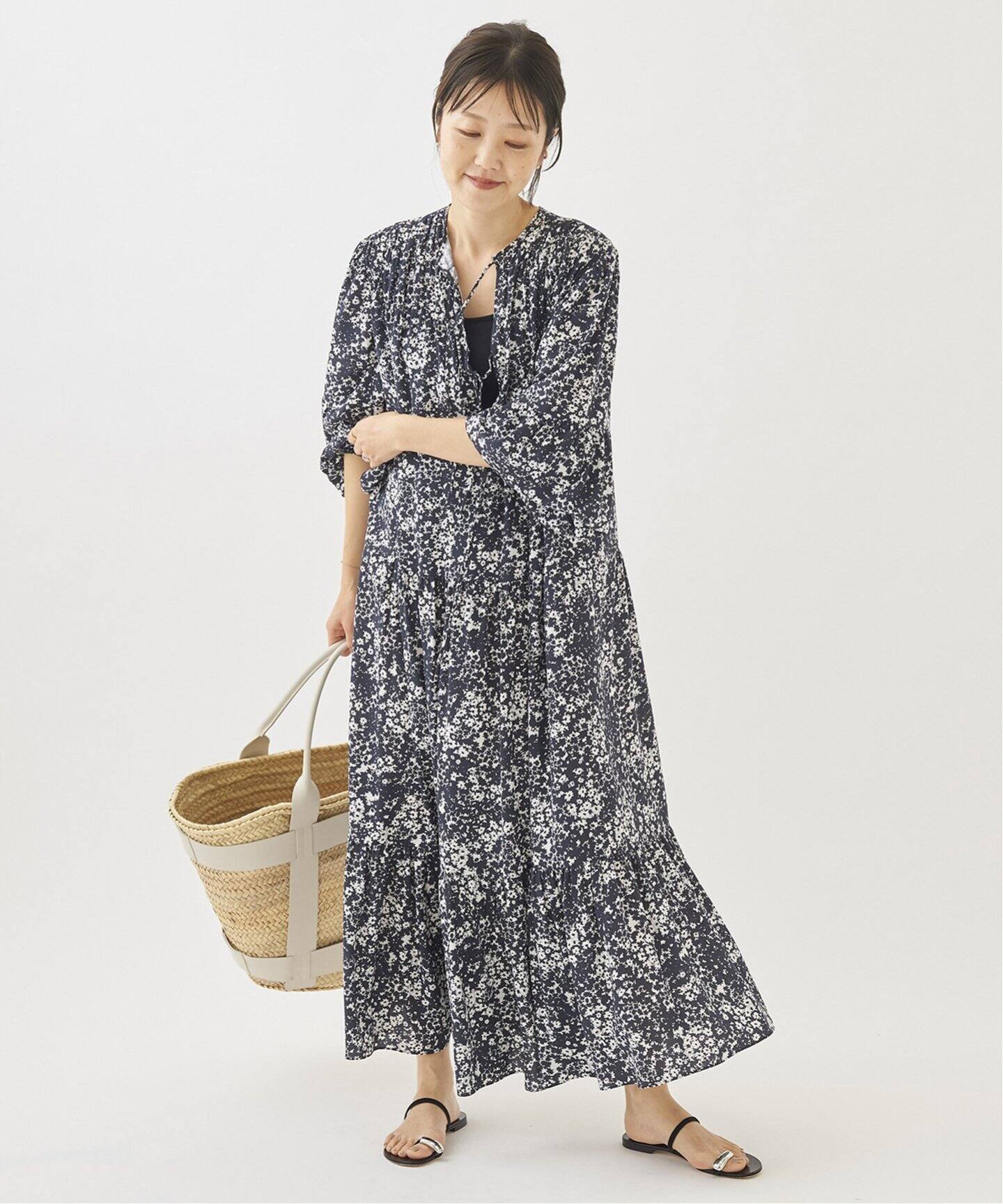 Contrast Flower ワンピース Plage プラージュ 公式のファッション通販 Baycrew S Store