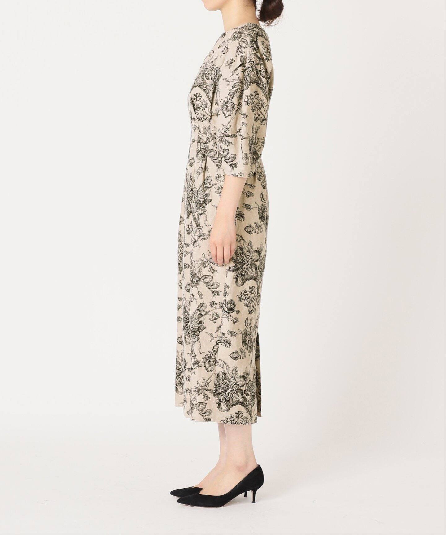 リネントワルドジュイウエストシェイプワンピース◇（ワンピース  