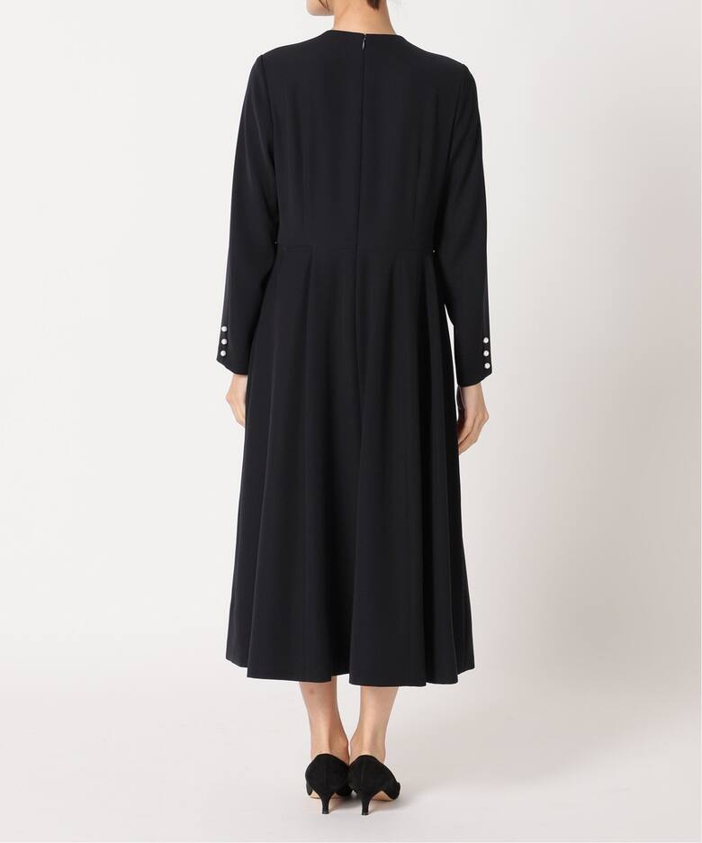 バックサテンフレアーワンピース（ワンピース）｜VERMEIL par iena  