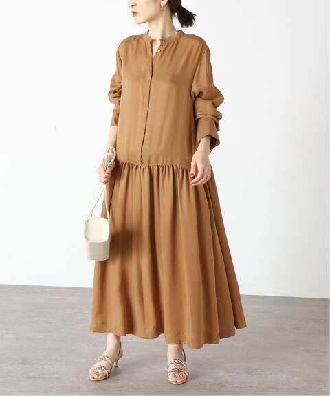 追加2 キュプラフィブリルギャザーワンピース Vermeil Par Iena ヴェルメイユ パー イエナ 公式のファッション通販 Baycrew S Store