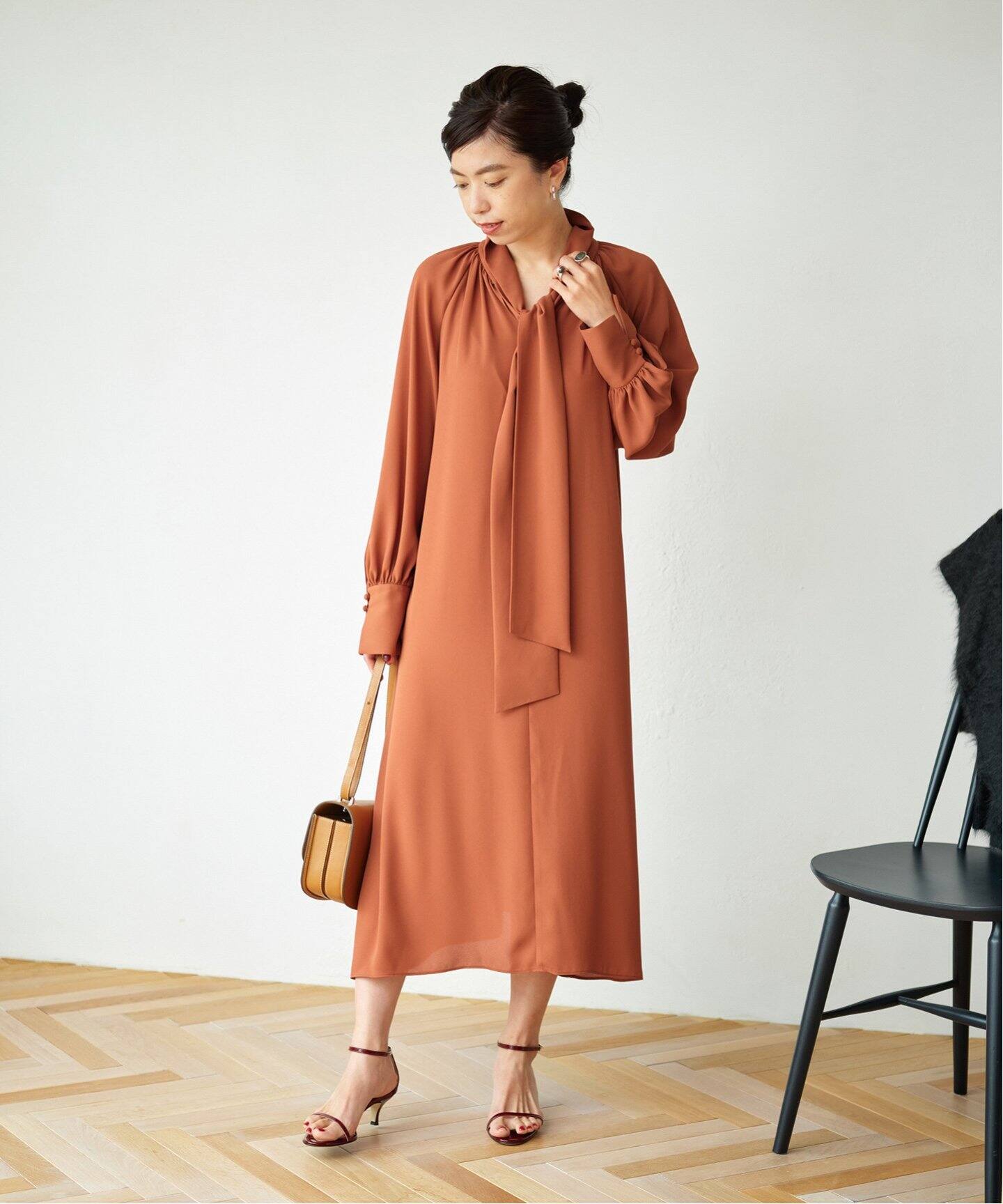 2wayボウタイワンピース（ワンピース）｜VERMEIL par iena  