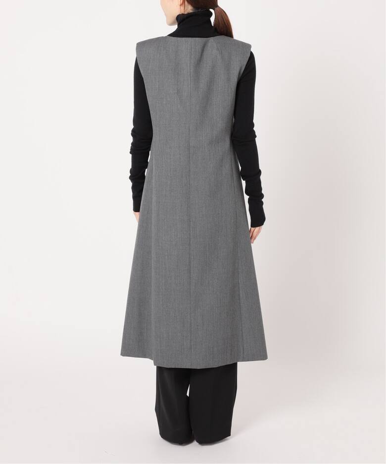 VERMEIL×スタイリスト別注】2WAY ツイルロングジレワンピース  