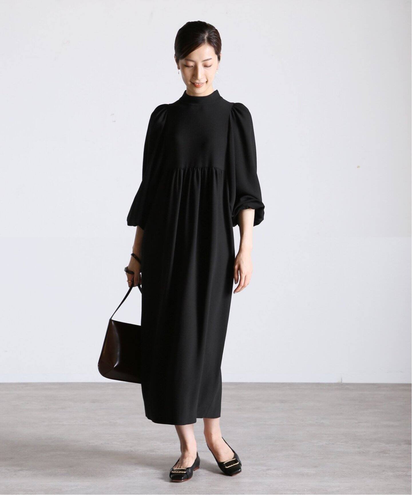 追加2》アセテートバックサテンジョーゼットワンピース（ワンピース  