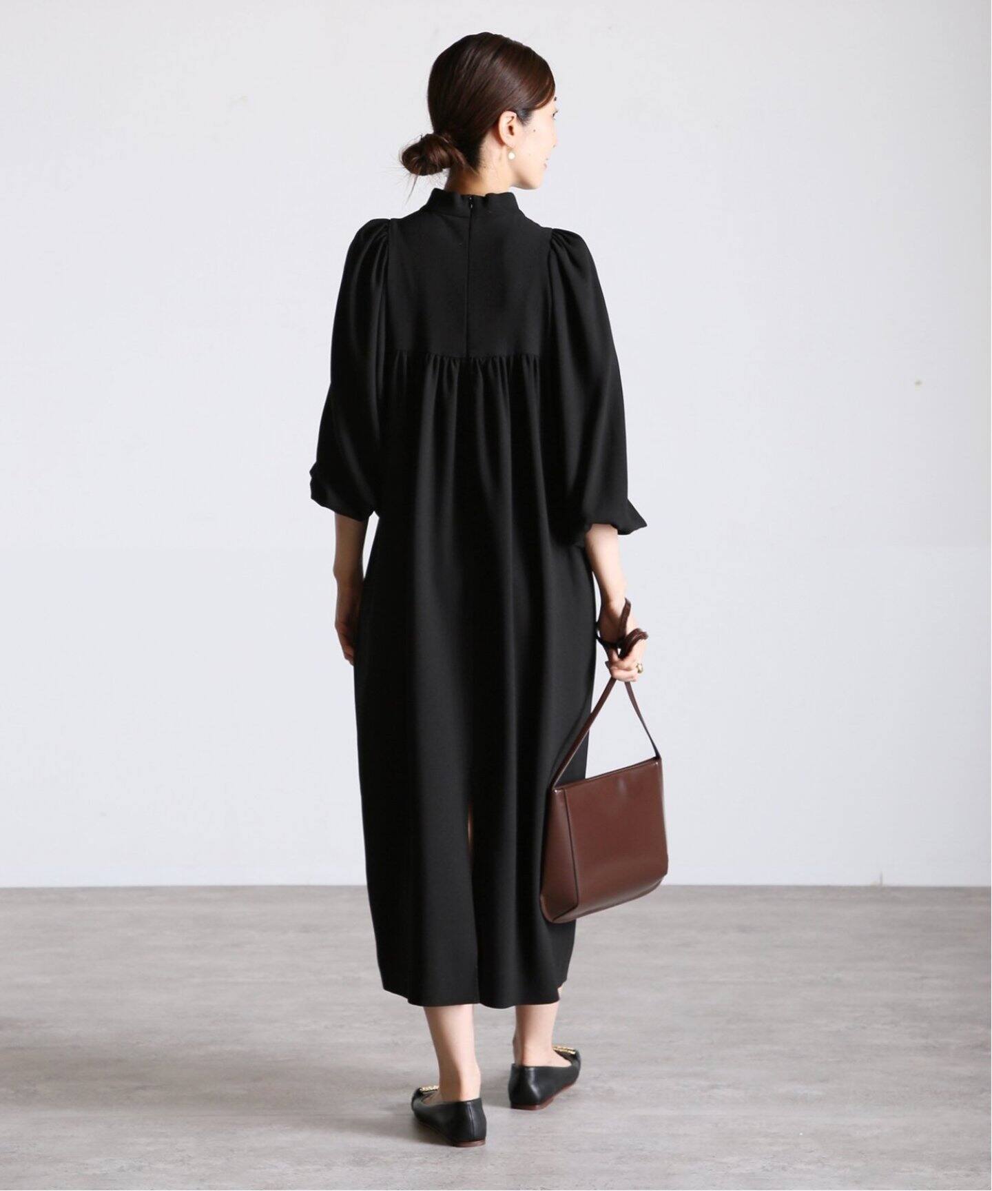 追加2》アセテートバックサテンジョーゼットワンピース（ワンピース  