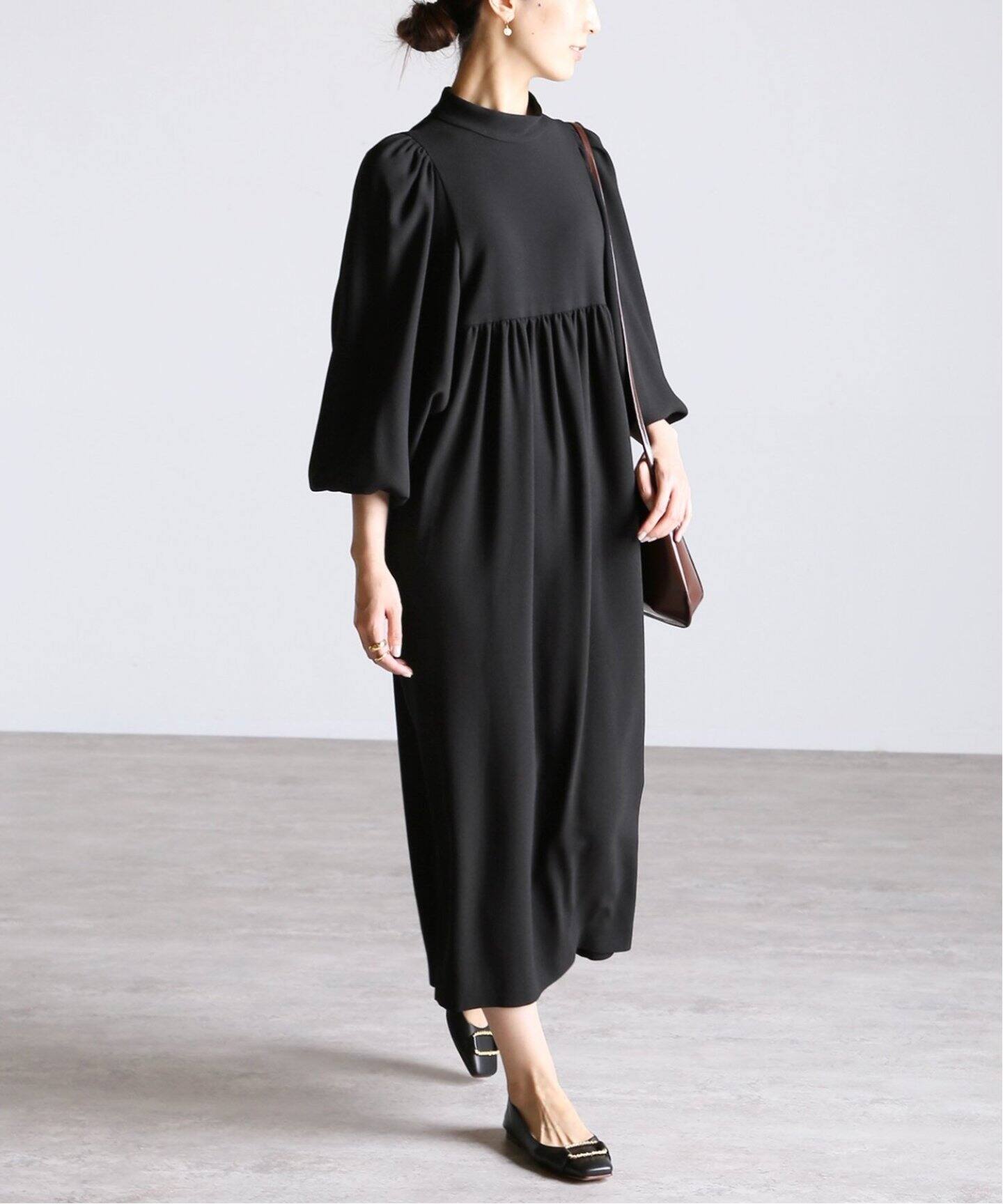 追加2》アセテートバックサテンジョーゼットワンピース（ワンピース  