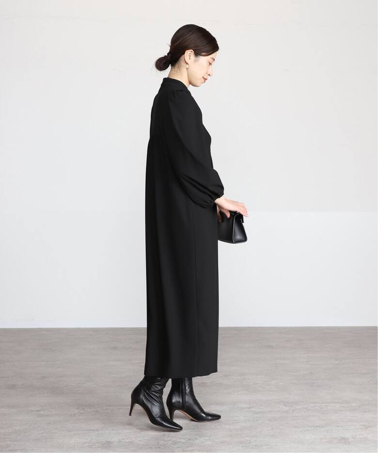 追加》アセテートバックサテンジョーゼットワンピース（ワンピース  