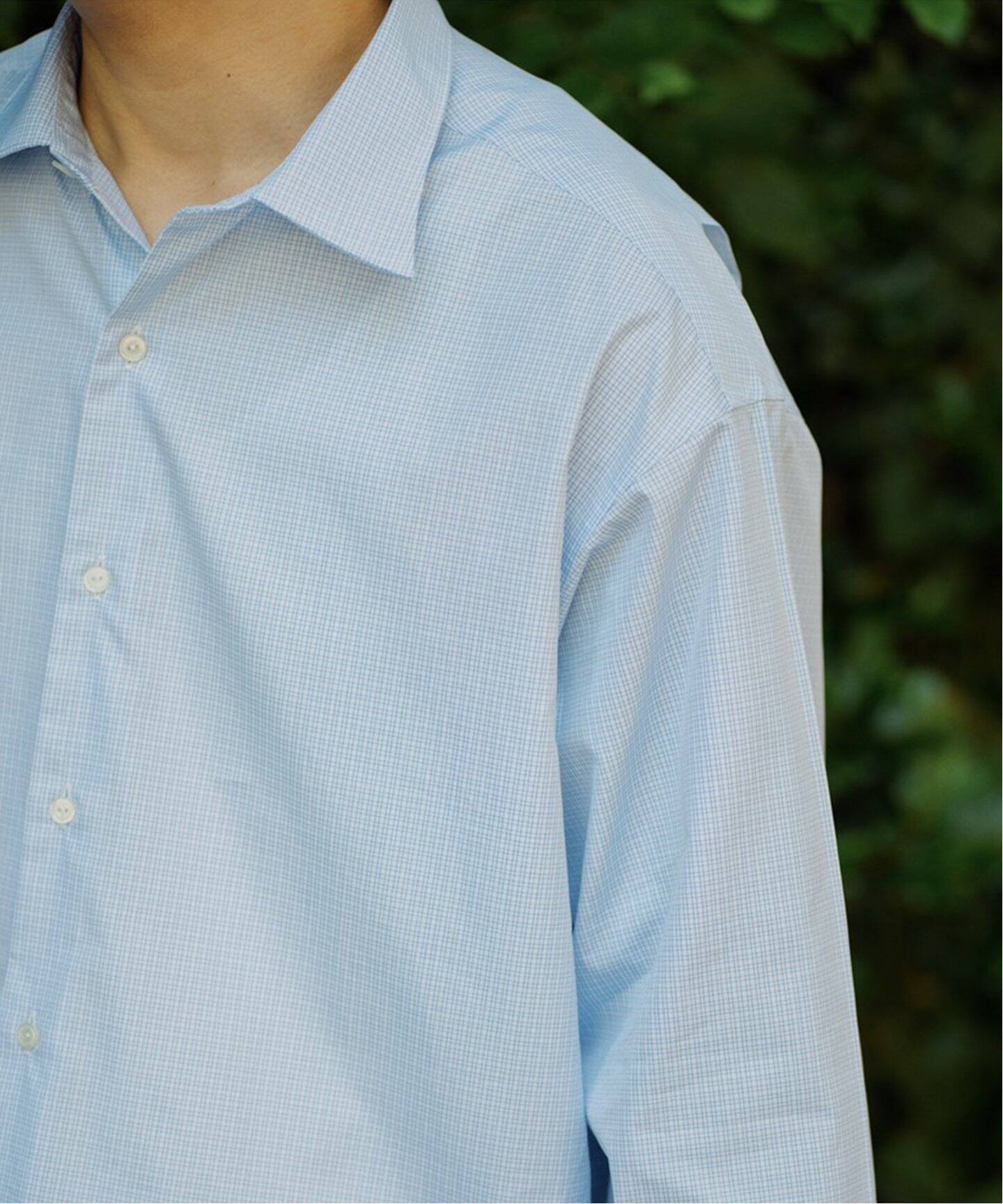 A.PRESSE/アプレッセ】Pullover Granpa Shirts（シャツ／ブラウス）｜L 