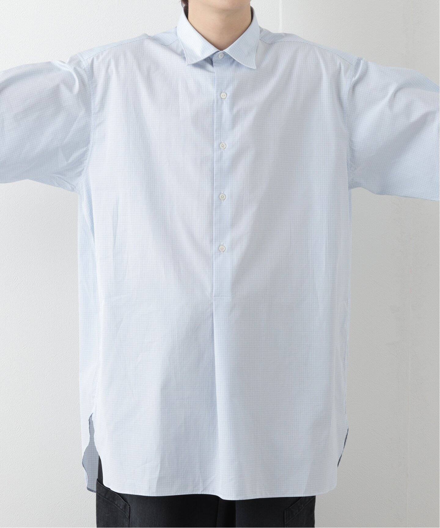 A.PRESSE/アプレッセ】Pullover Granpa Shirts（シャツ／ブラウス）｜L 