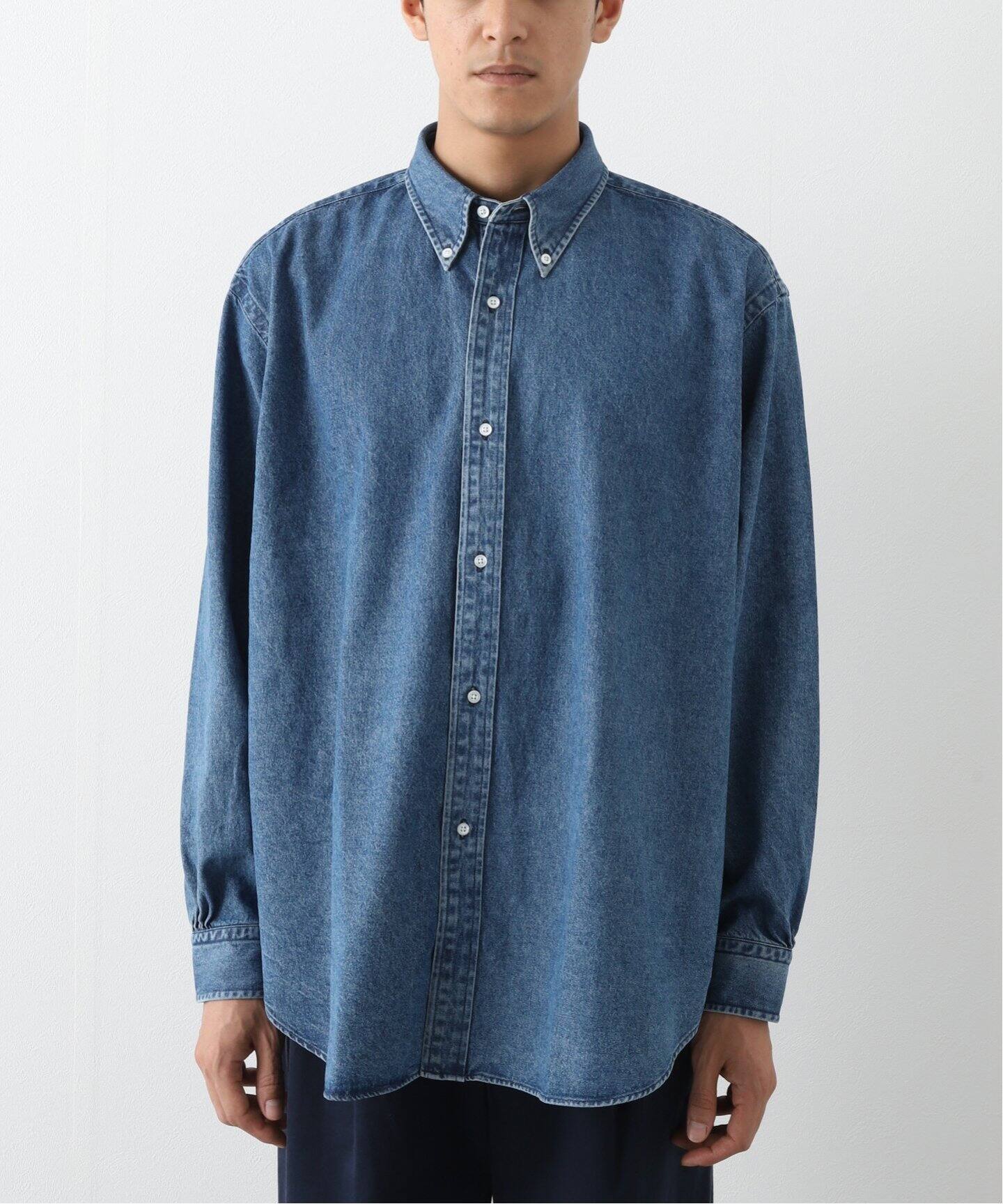 A.PRESSE/アプレッセ】BD Denim Shirt（シャツ／ブラウス）｜L