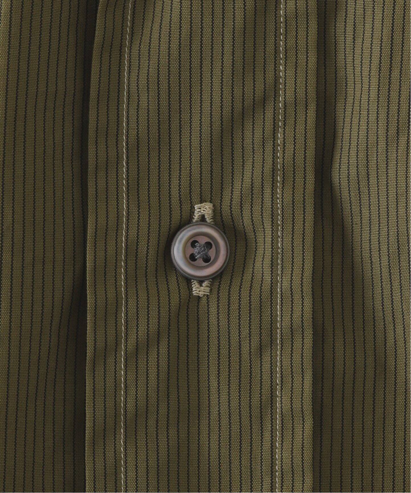A.PRESSE/アプレッセ】Pullover Collarless Shirt（シャツ／ブラウス 