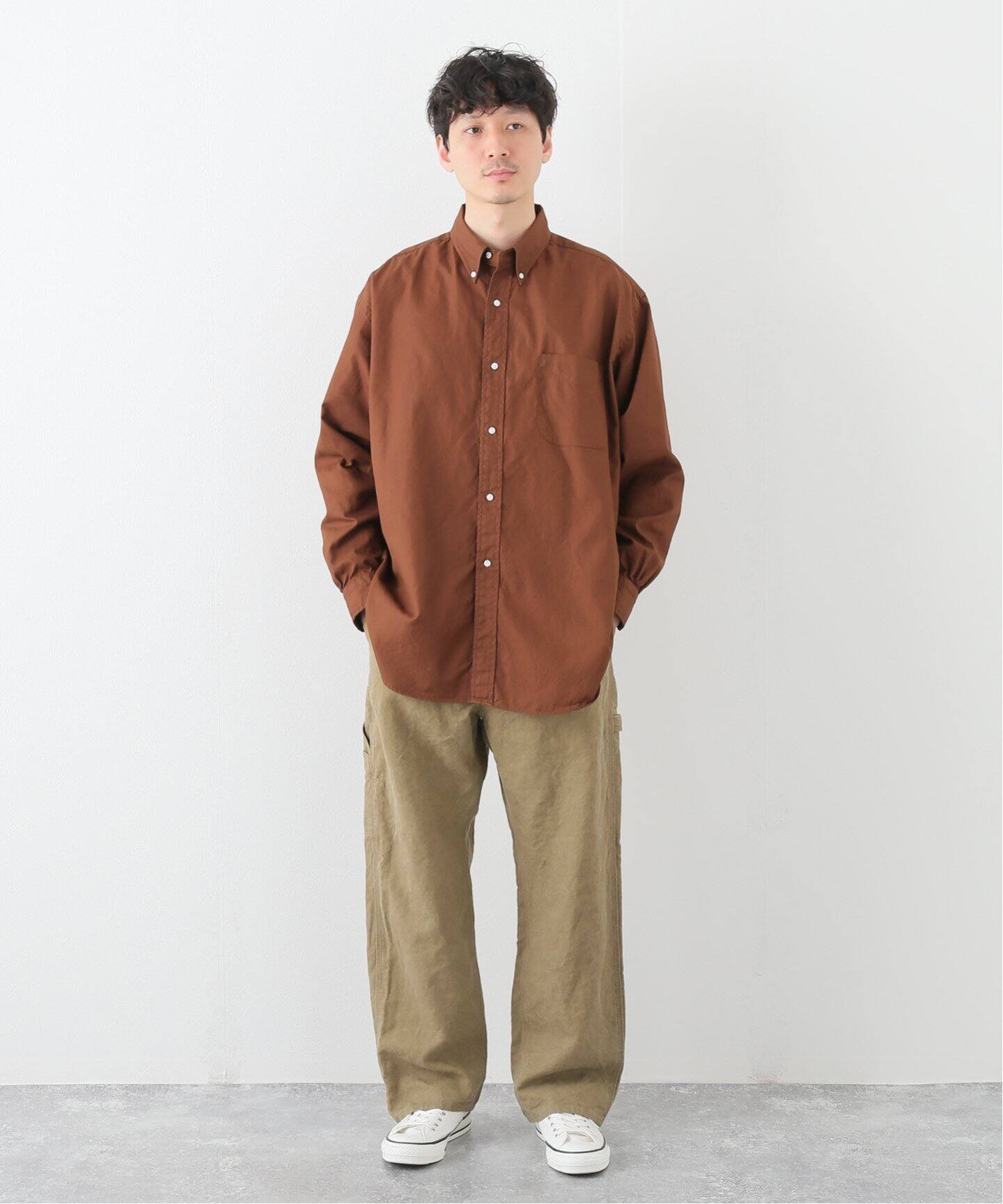A.PRESSE/アプレッセ】BD Oxford Shirt（シャツ／ブラウス）｜L 