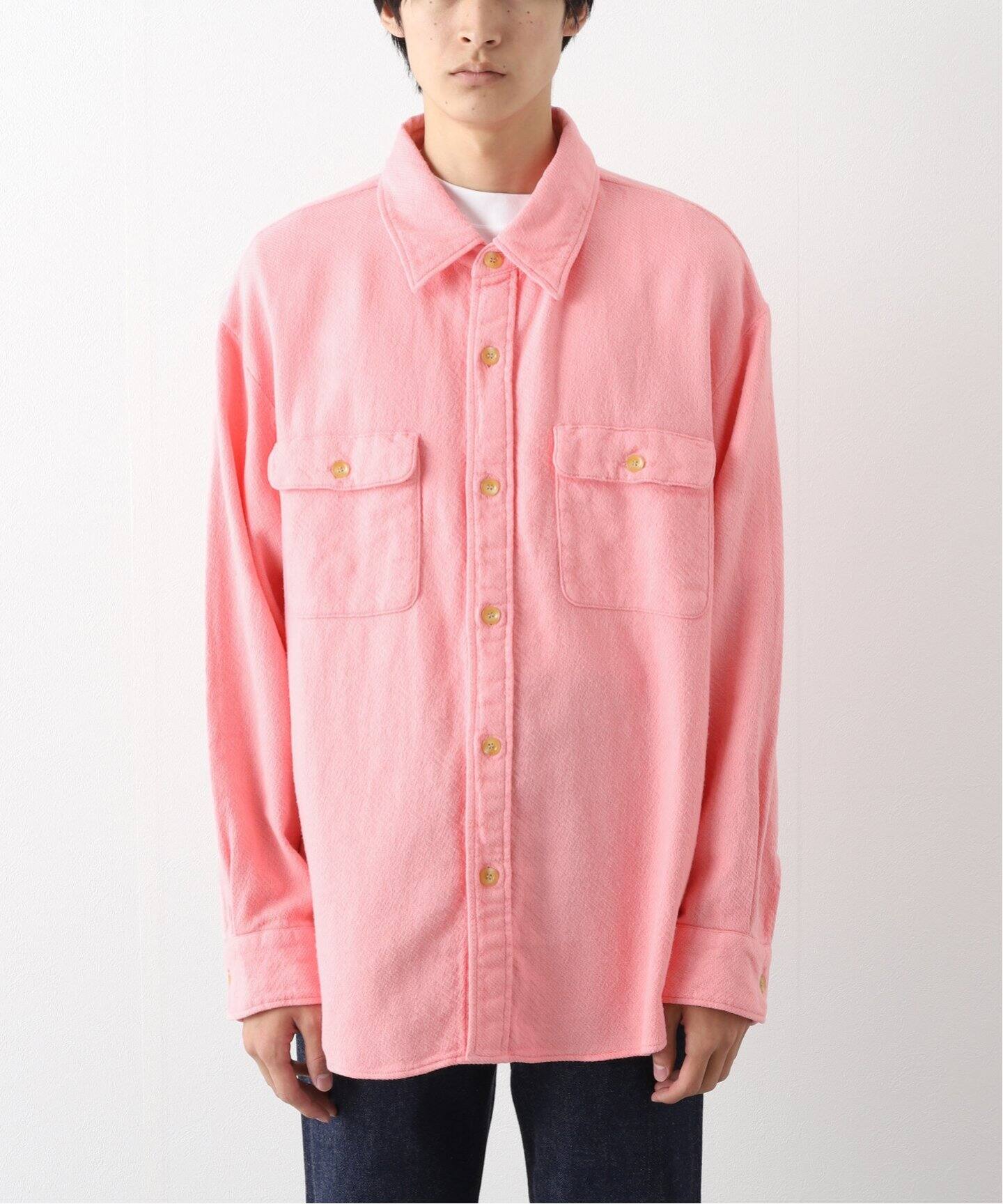 MYTHINKS / マイシンクス】MY NEON NEL SHIRT（シャツ／ブラウス）｜L 