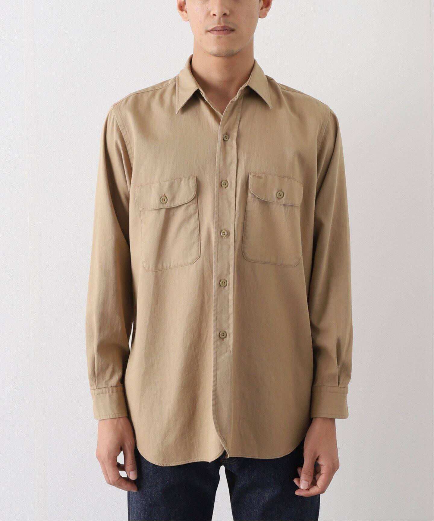 MAATEE&SONS / マーティー & サンズ】WORK SH CHINO（シャツ／ブラウス 