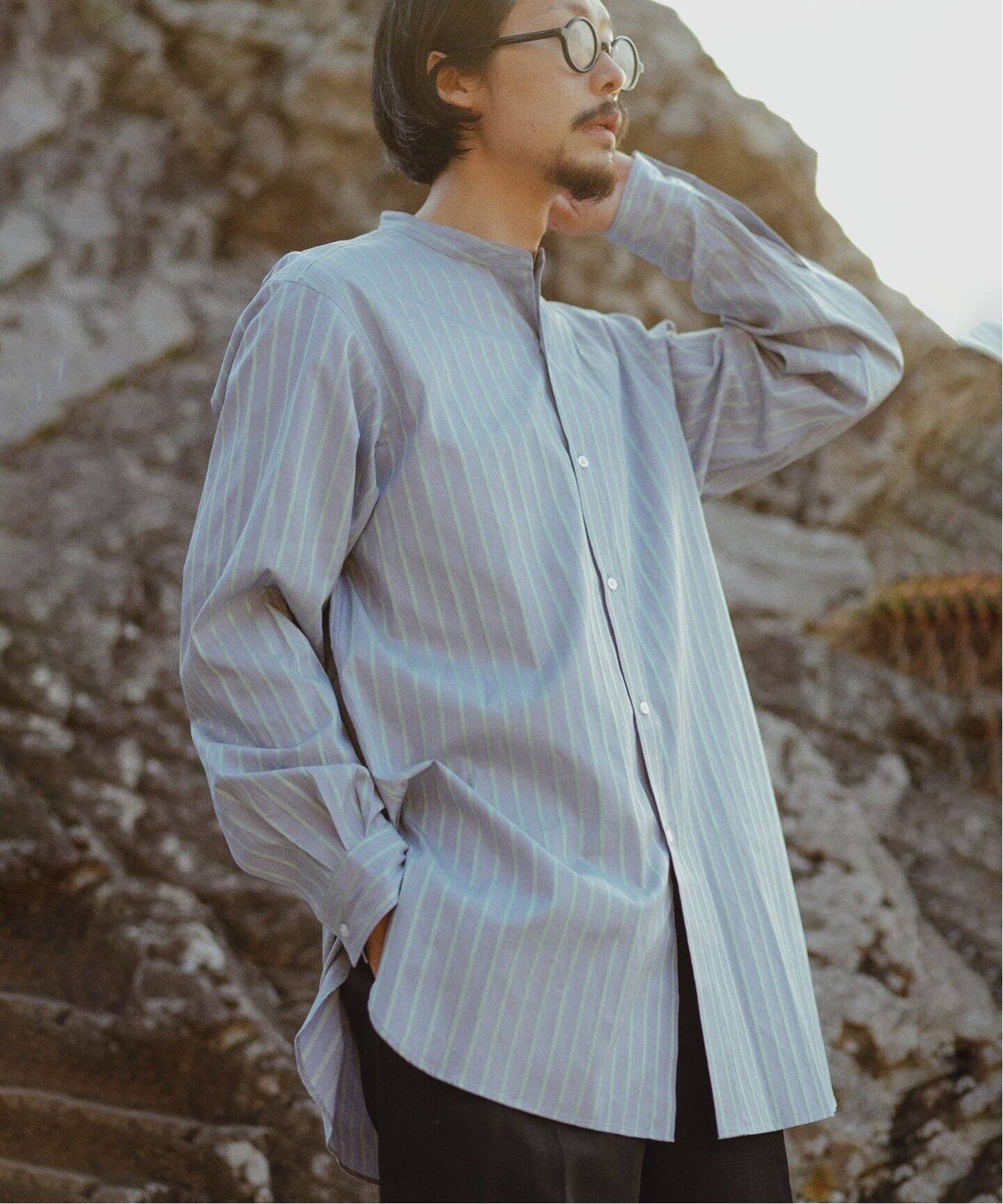 HEUGN Rob BAND COLLAR SHIRT