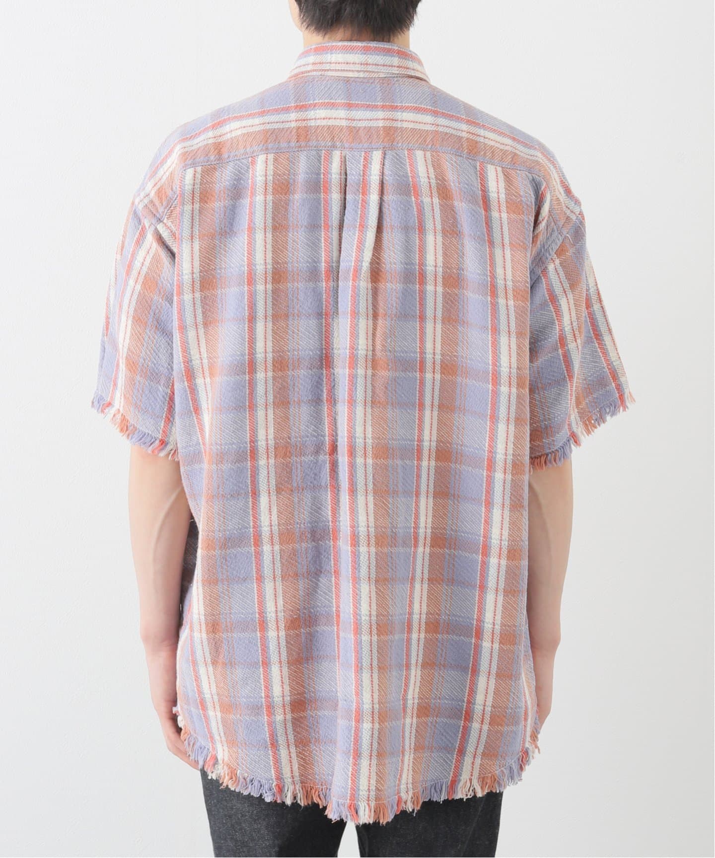 MYTHINKS / マイシンクス】MY CUT OFF NEL SHIRT（シャツ
