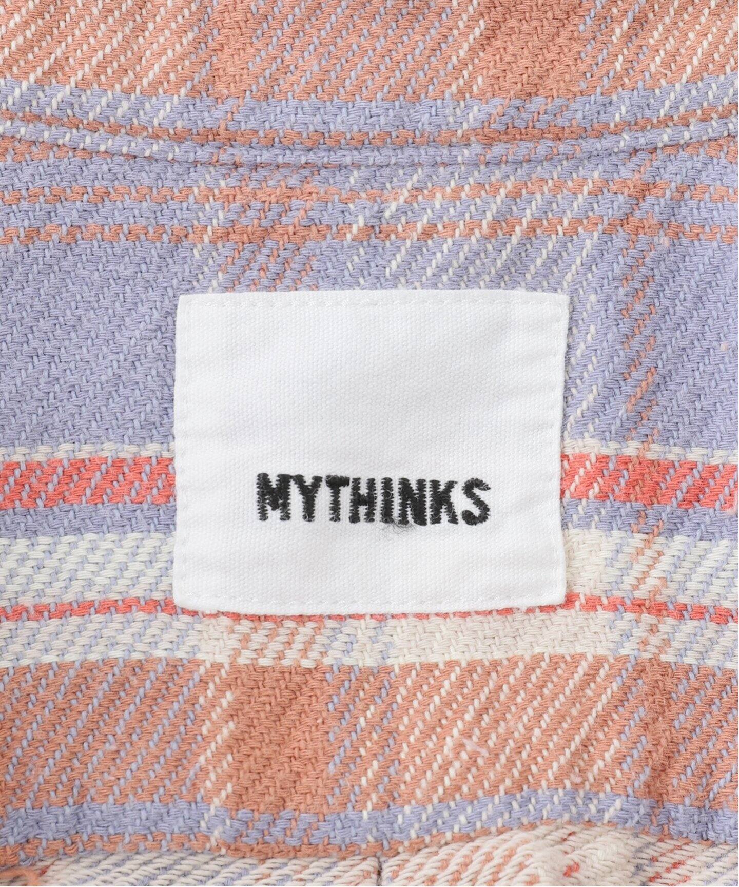 MYTHINKS / マイシンクス】MY CUT OFF NEL SHIRT（シャツ
