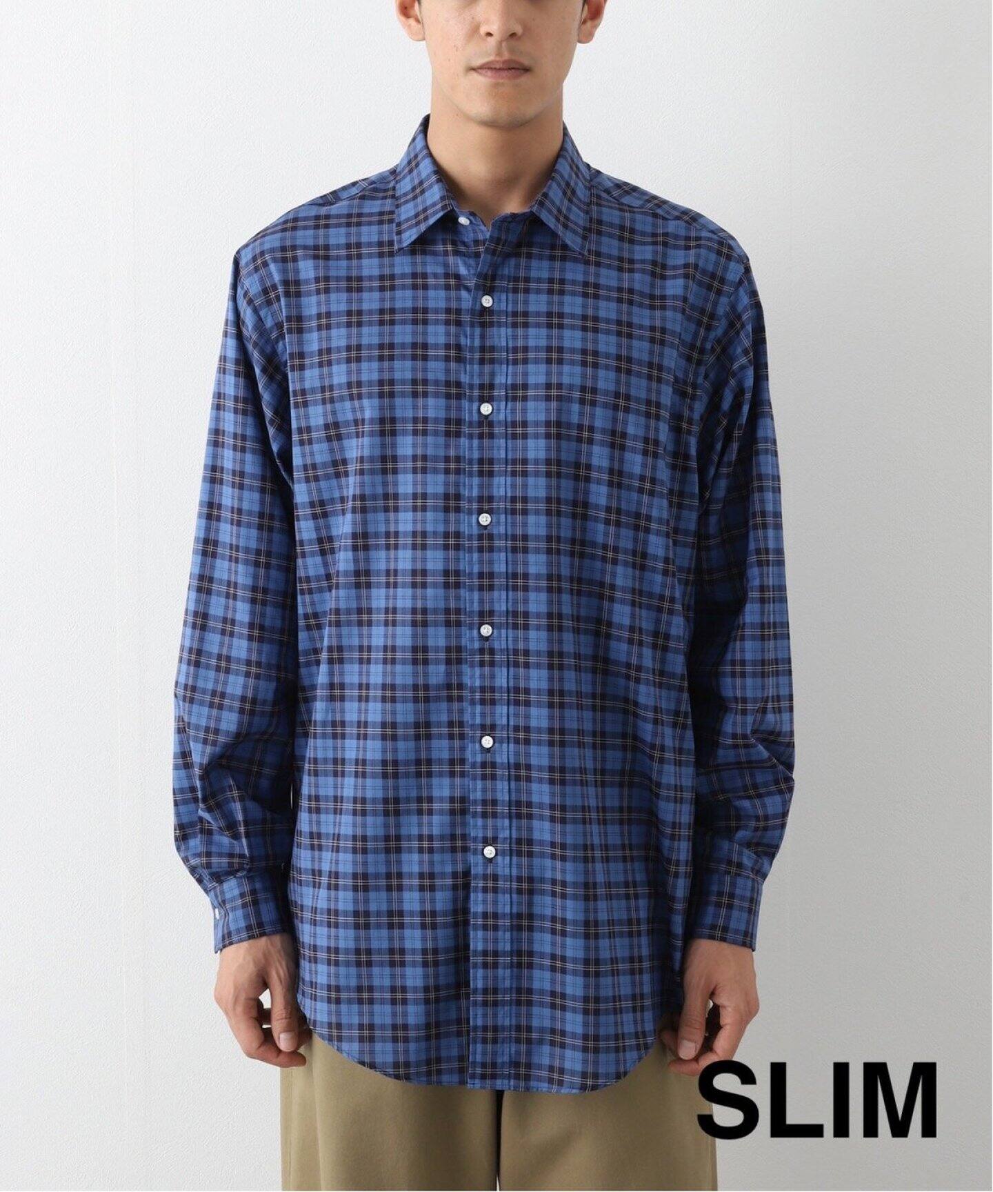 LE / エルイー】CHECK SLIM RGSH（シャツ／ブラウス）｜L