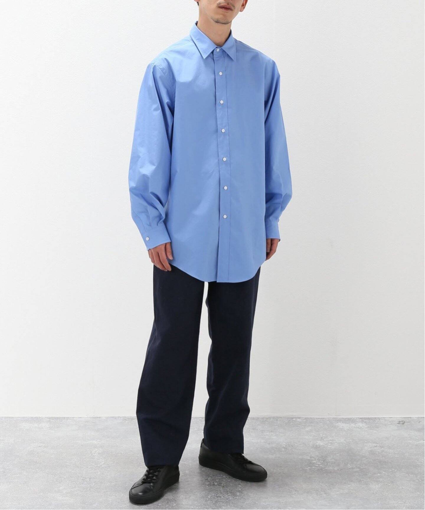 LE / エルイー】WIDE Reguler Shirts（シャツ／ブラウス）｜L