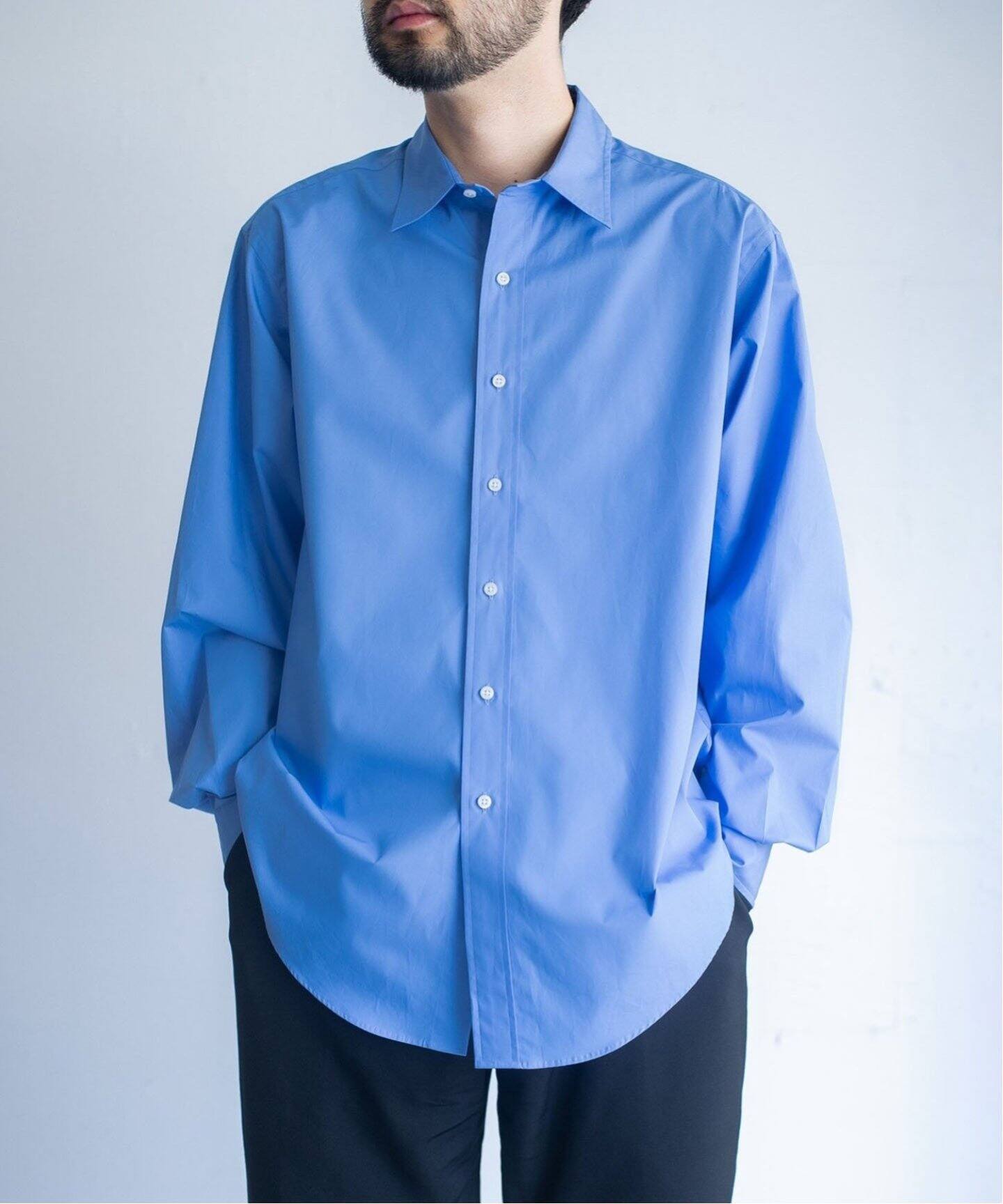 LE / エルイー】Ex-WIDE Reguler Shirts（シャツ／ブラウス）｜L  