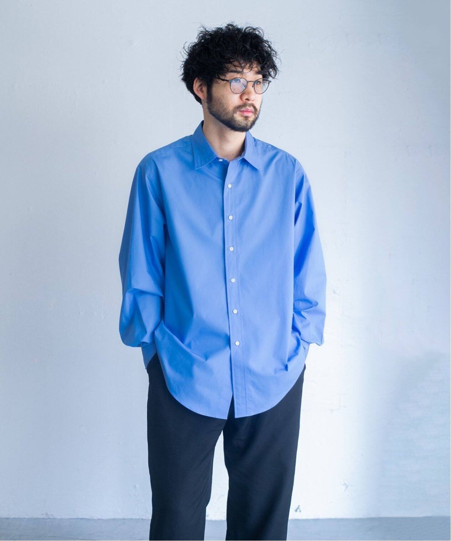 LE / エルイー】Ex-WIDE Reguler Shirts（シャツ／ブラウス）｜L 