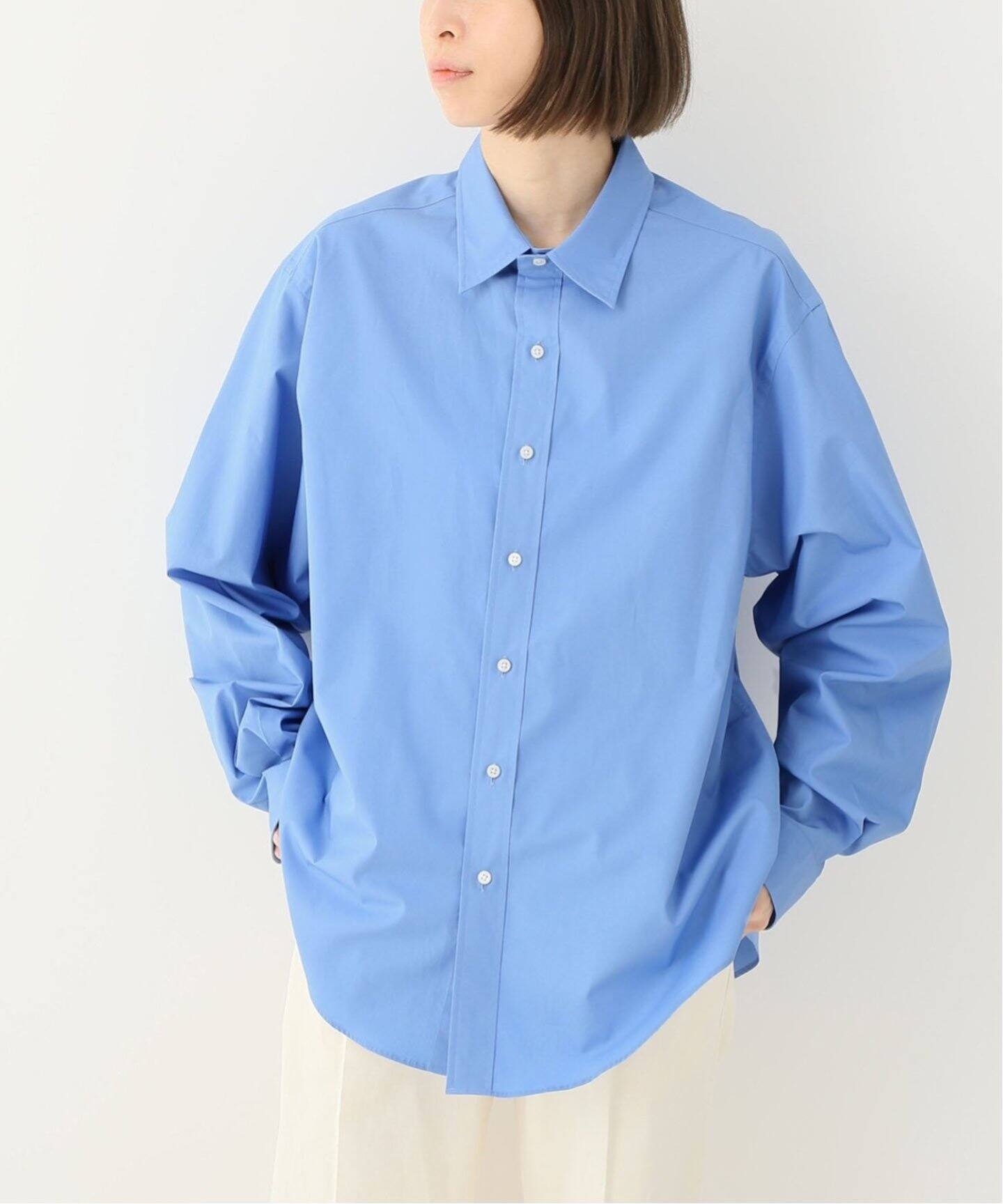 LE / エルイー】Ex-WIDE Reguler Shirts（シャツ／ブラウス）｜L 