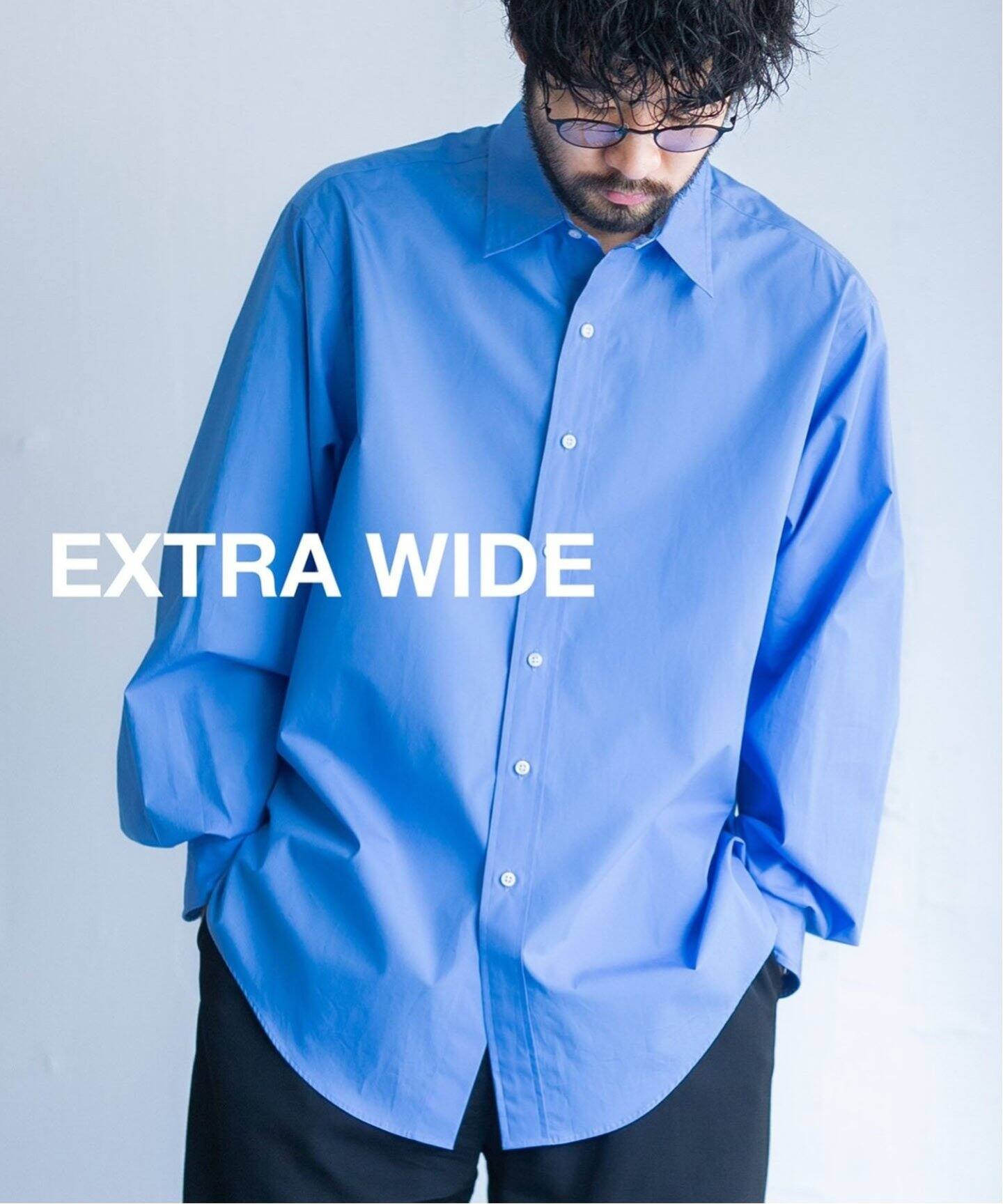 LE / エルイー】Ex-WIDE Reguler Shirts（シャツ／ブラウス）｜L 