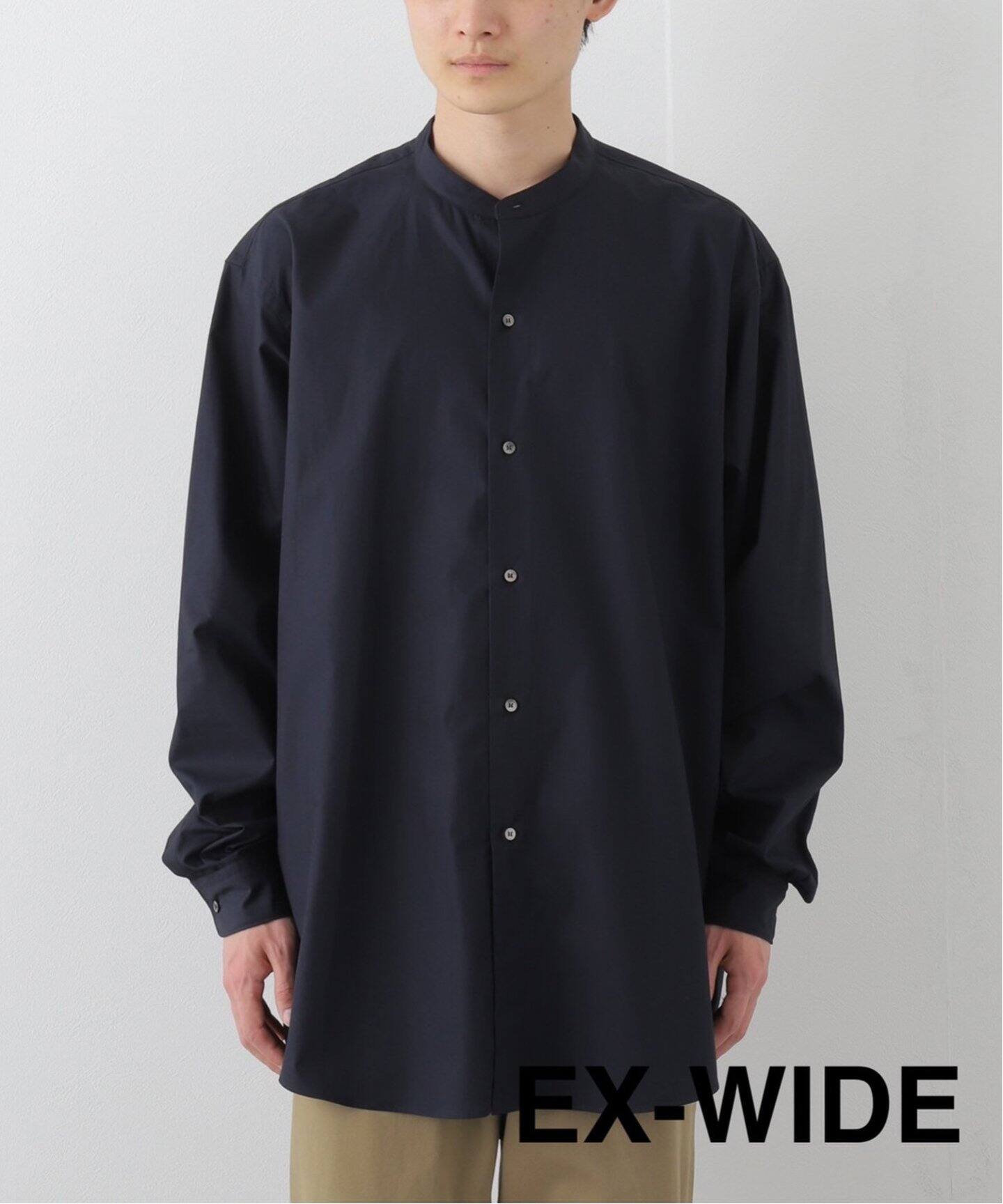 LE / エルイー】EX-WIDE BAND SHIRTS（シャツ／ブラウス）｜L