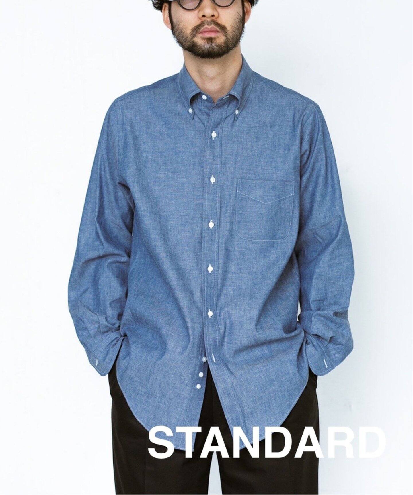 LE / エルイー】STANDARD シャンブレーB.Dシャツ（シャツ／ブラウス 