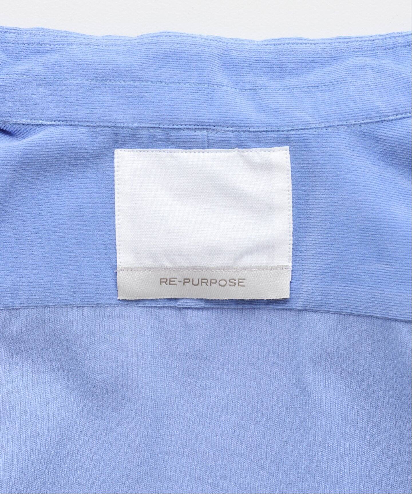 RE-PURPOSE / リパーパス】BLUE CORDUROY SHIRTS（シャツ／ブラウス 