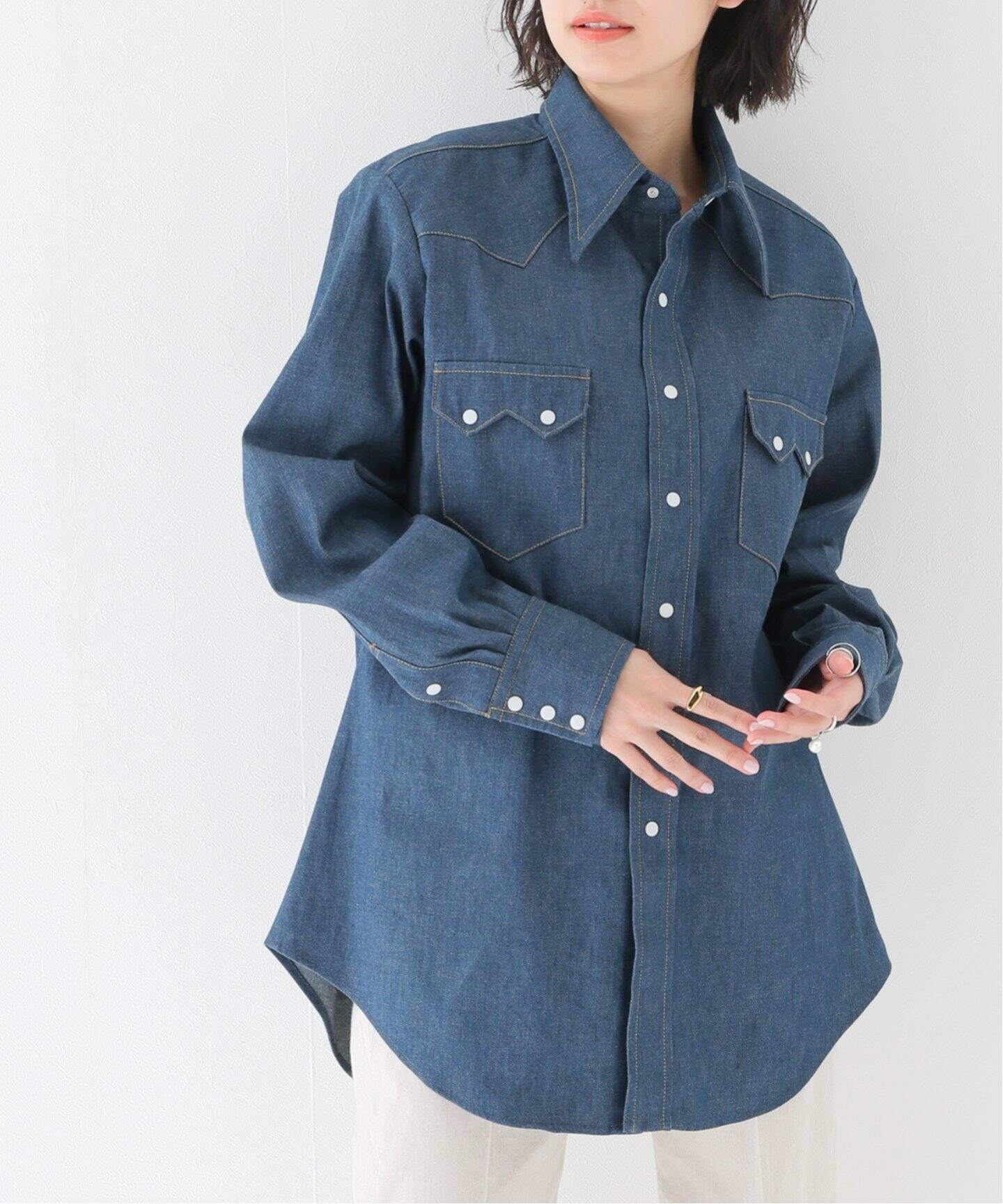 RE-PURPOSE / リパーパス】WESTERN SHIRT（シャツ／ブラウス）｜L 