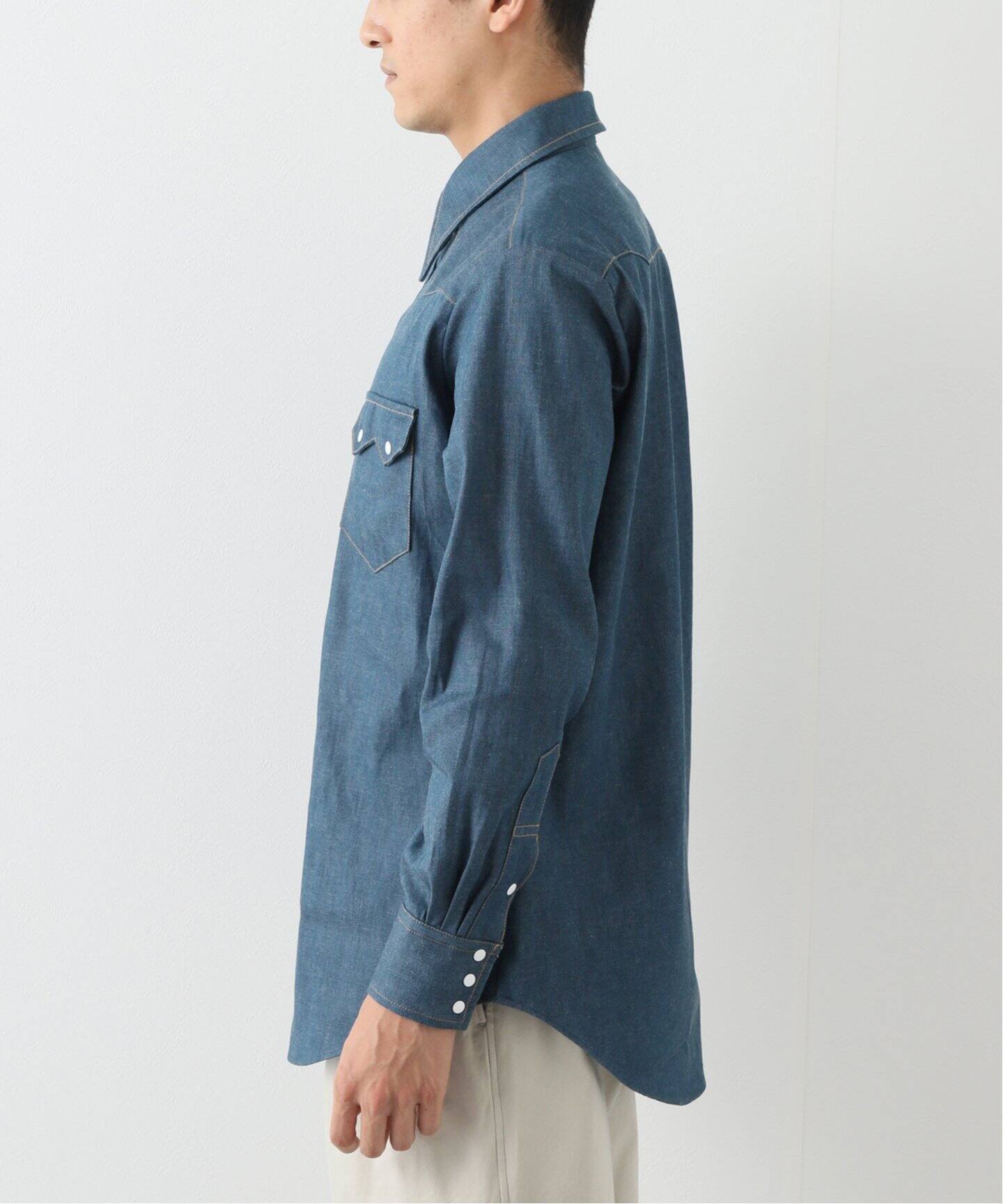 RE-PURPOSE / リパーパス】WESTERN SHIRT（シャツ／ブラウス）｜L 