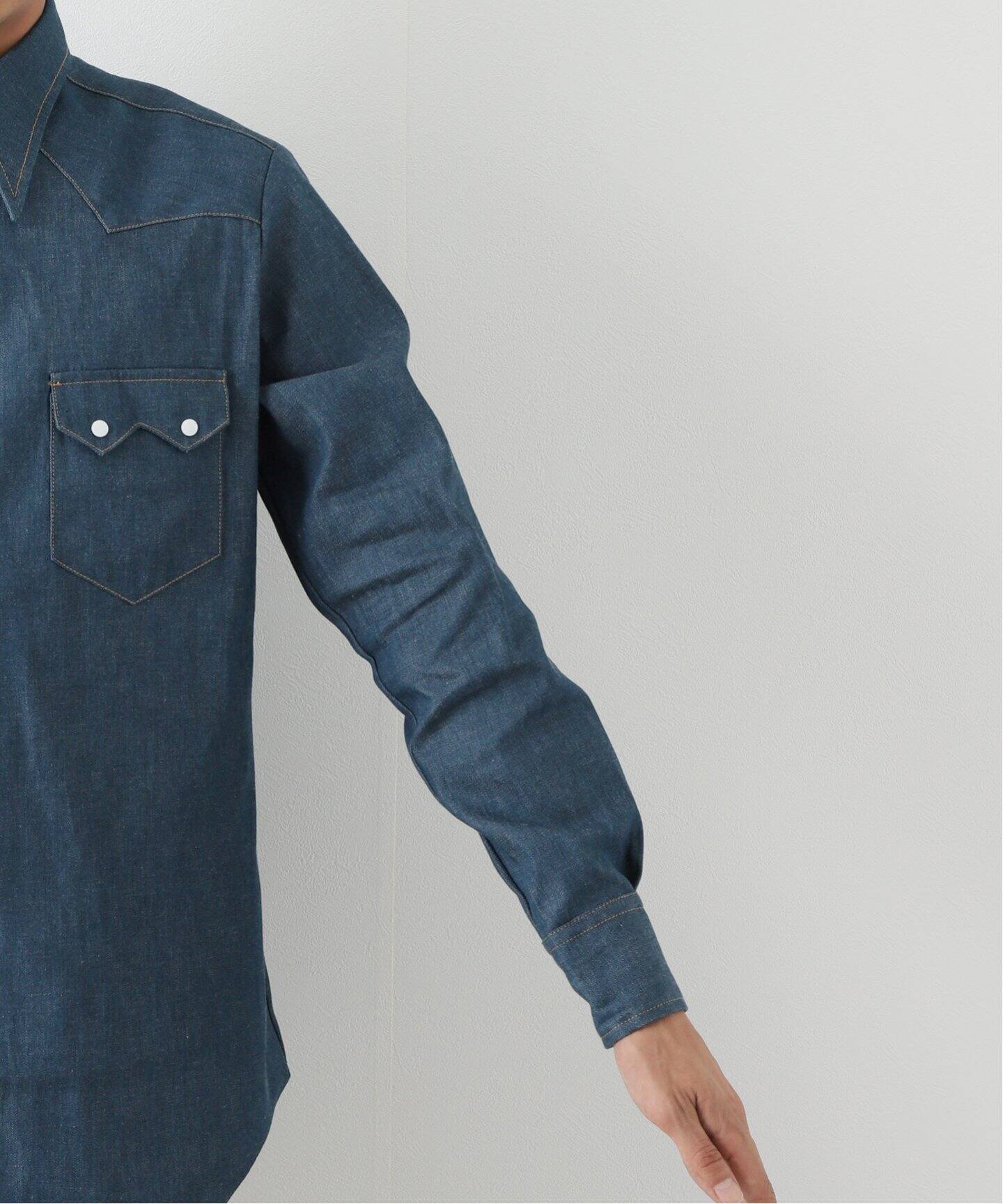 RE-PURPOSE / リパーパス】WESTERN SHIRT（シャツ／ブラウス）｜L 