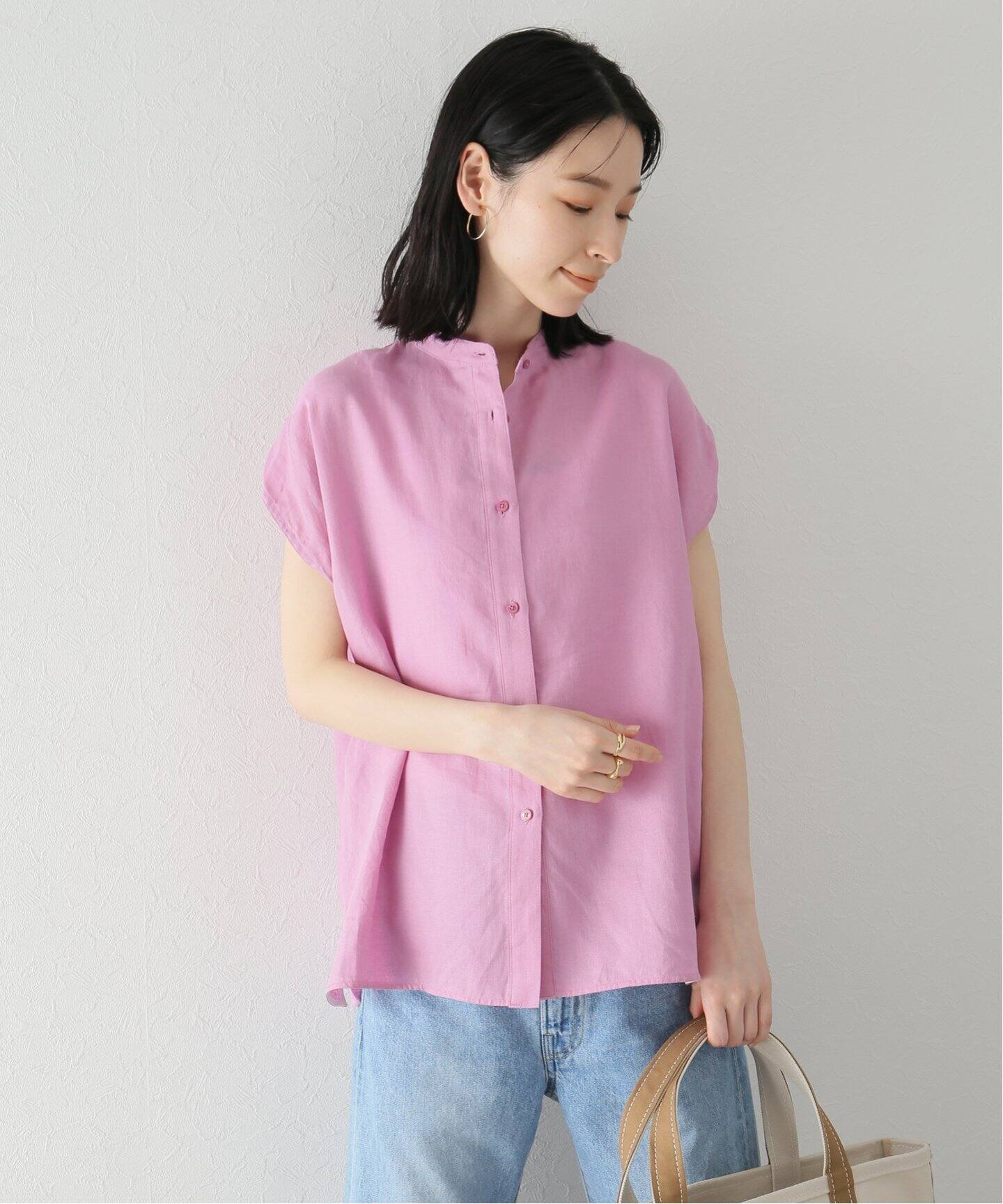 TICCA / ティッカ】リネン2WAYフレンチシャツ（シャツ／ブラウス 