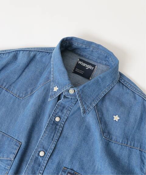 Wrangler ラングラー Embroidery デニムシャツ U By Spick Span ユーバイスピックアンドスパン 公式のファッション通販 Baycrew S Store