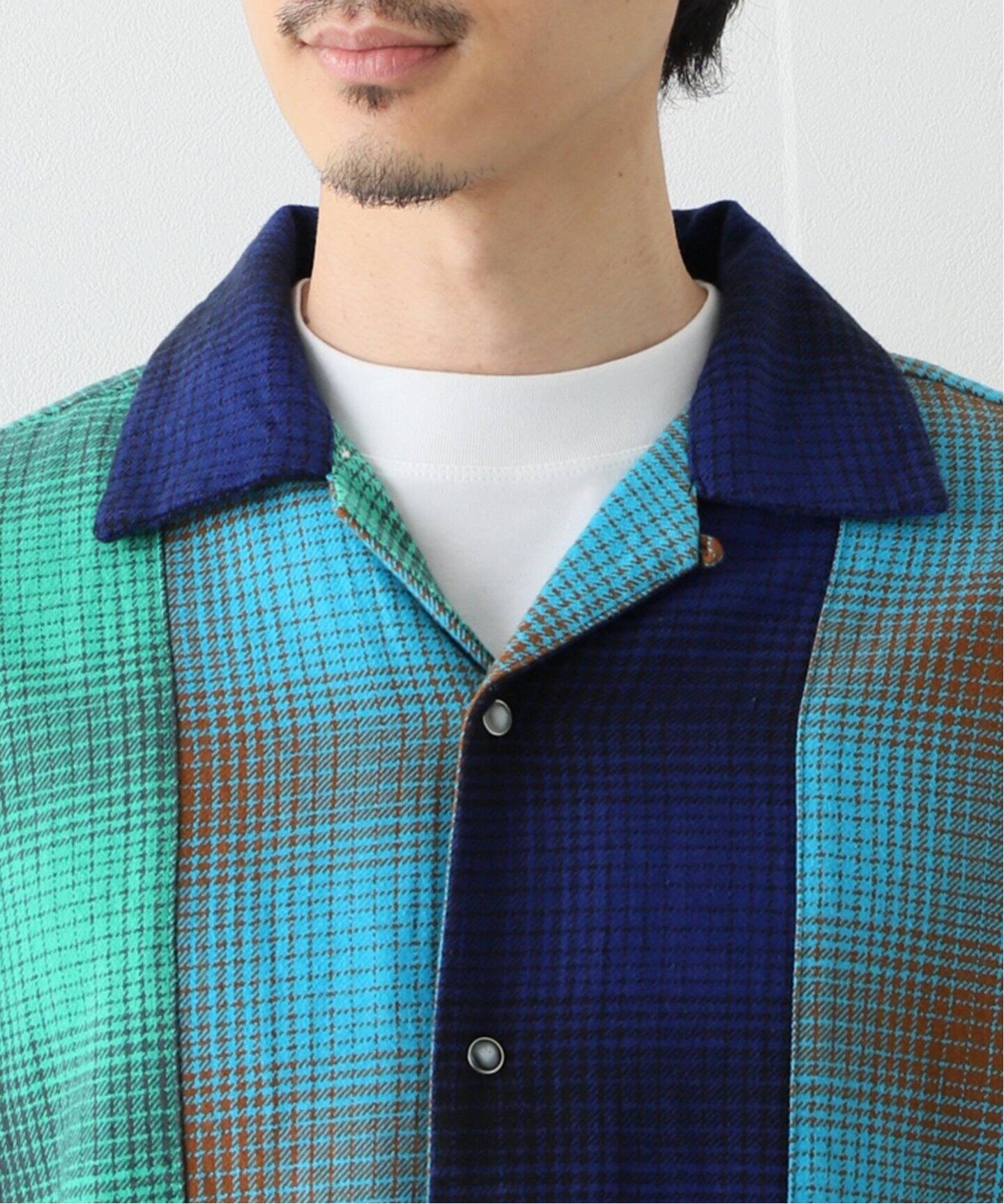 NOMA t.d. / ノーマ ティーディー】オンブレチェックパッチワーク  