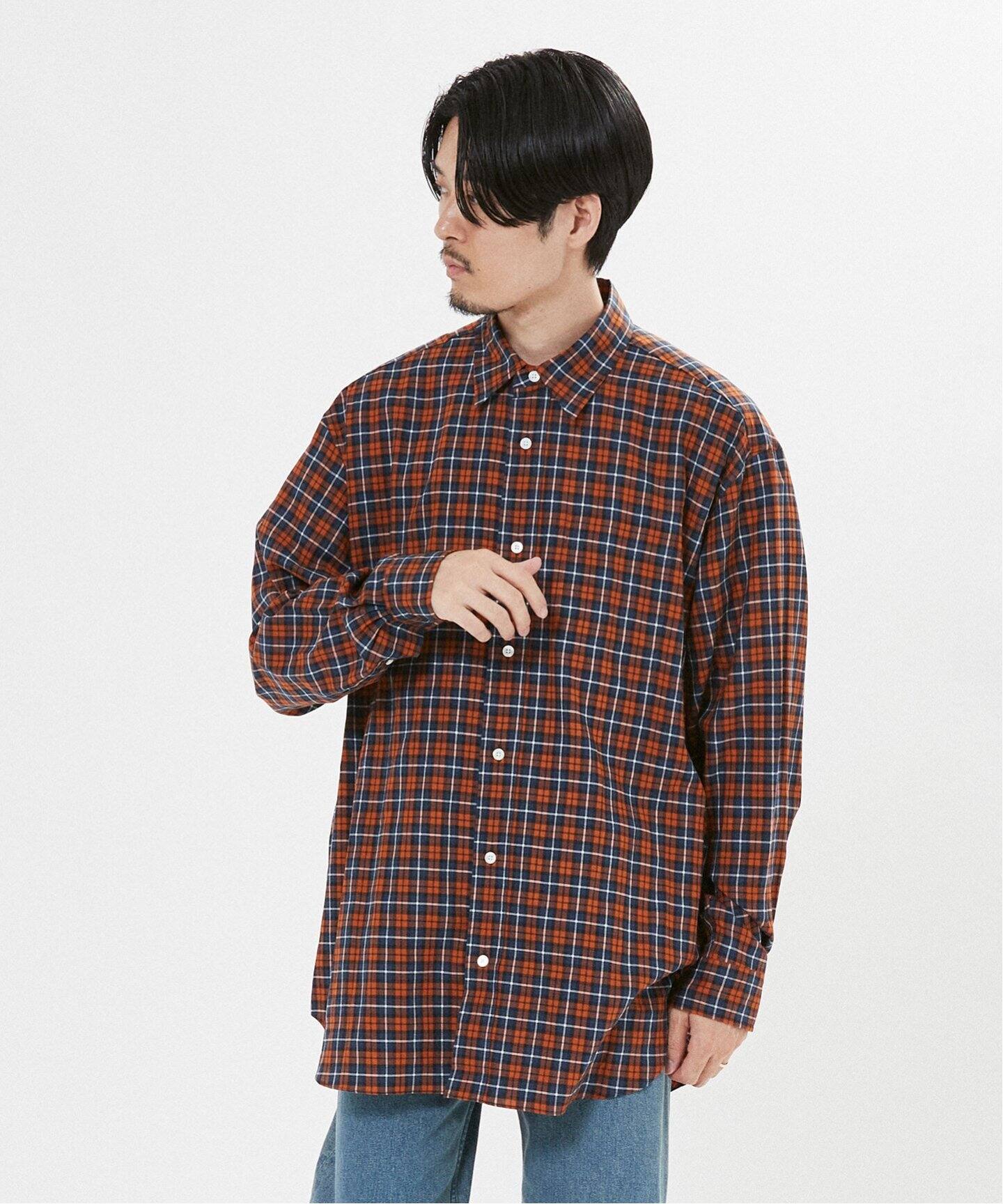 MARKAWARE / マーカウェア】SOKTAS チェック ヴィエラ ヒュージ シャツ  