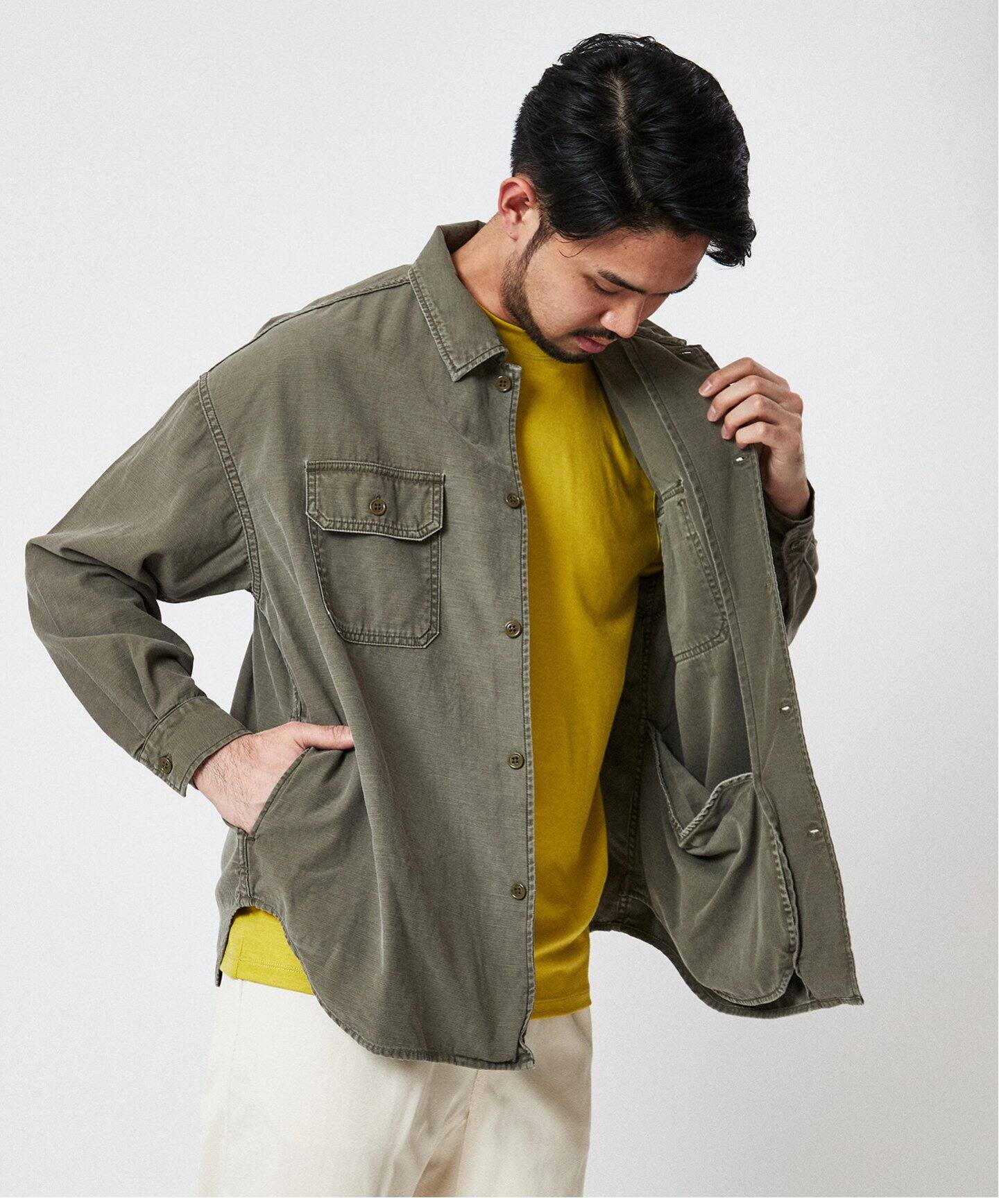 REMI RELIEF / レミレリーフ】別注 ミリタリーシャツ（シャツ  