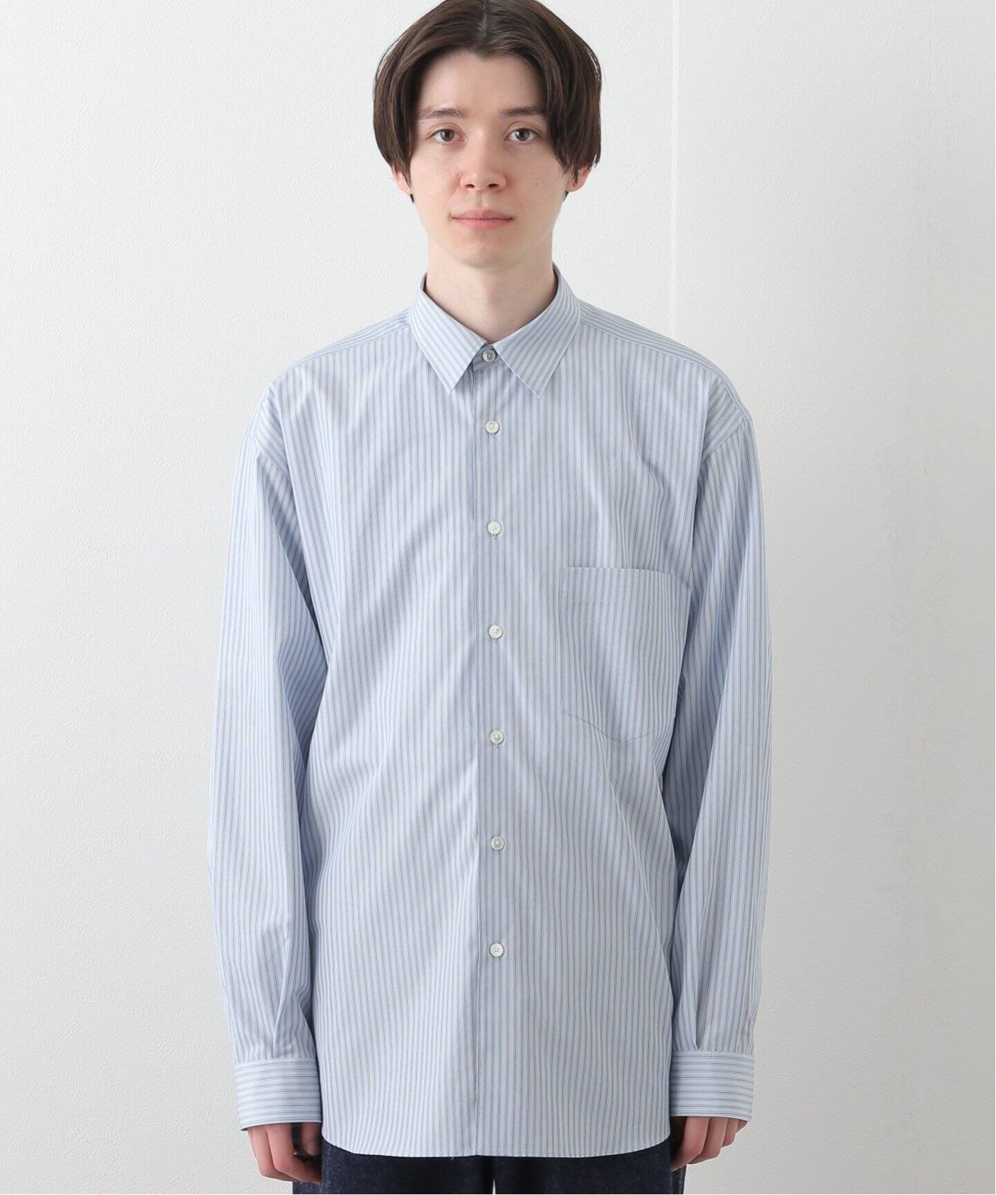 AURALEE / オーラリー】FINX STRIPE SHIRTS（シャツ／ブラウス  