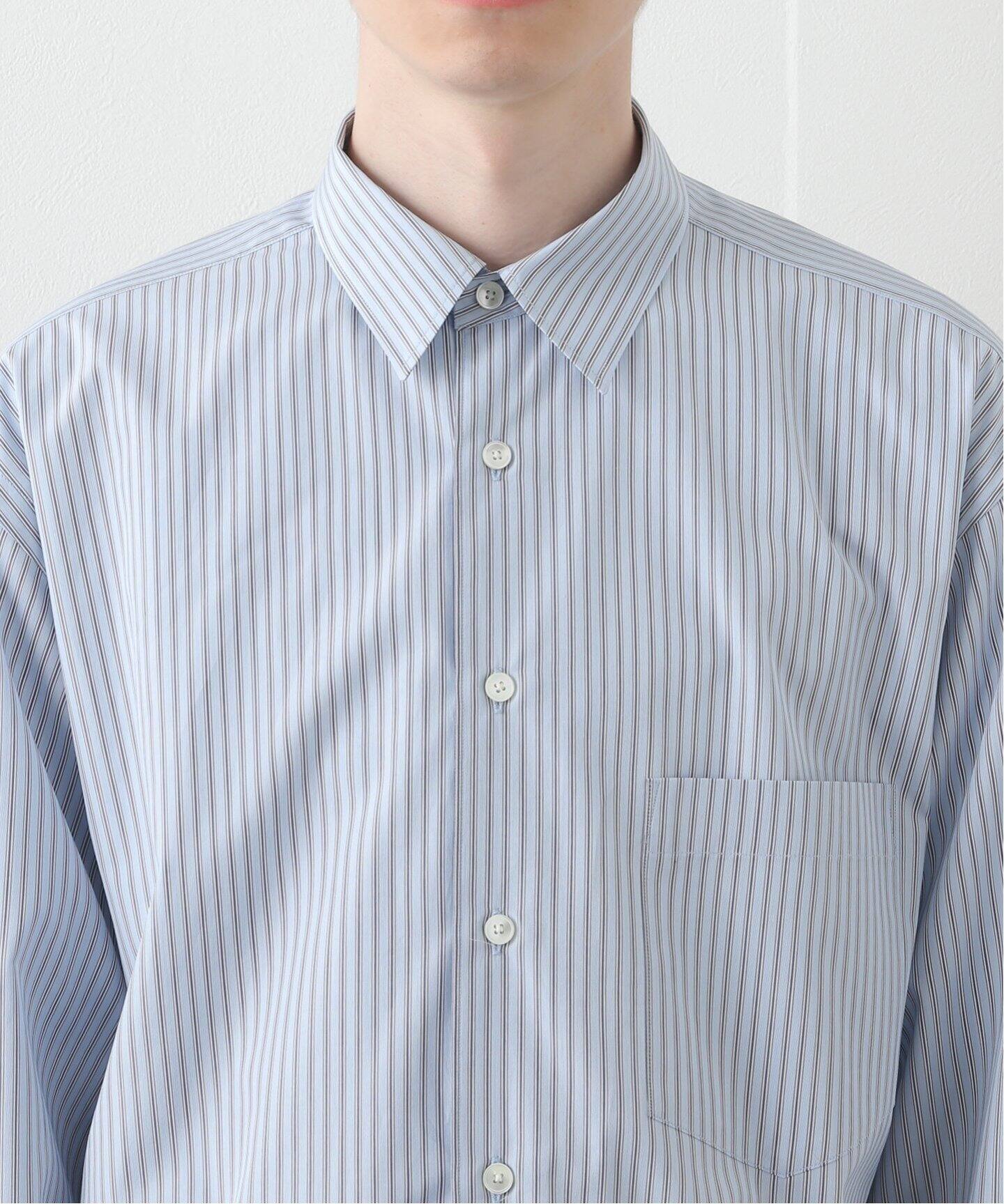 AURALEE / オーラリー】FINX STRIPE SHIRTS（シャツ／ブラウス  