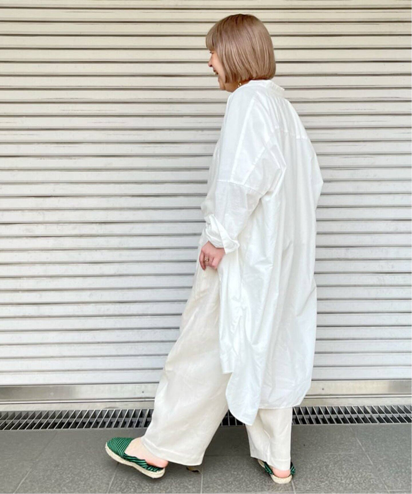 タイプワッシャー チュニックシャツ（シャツ／ブラウス）｜journal 
