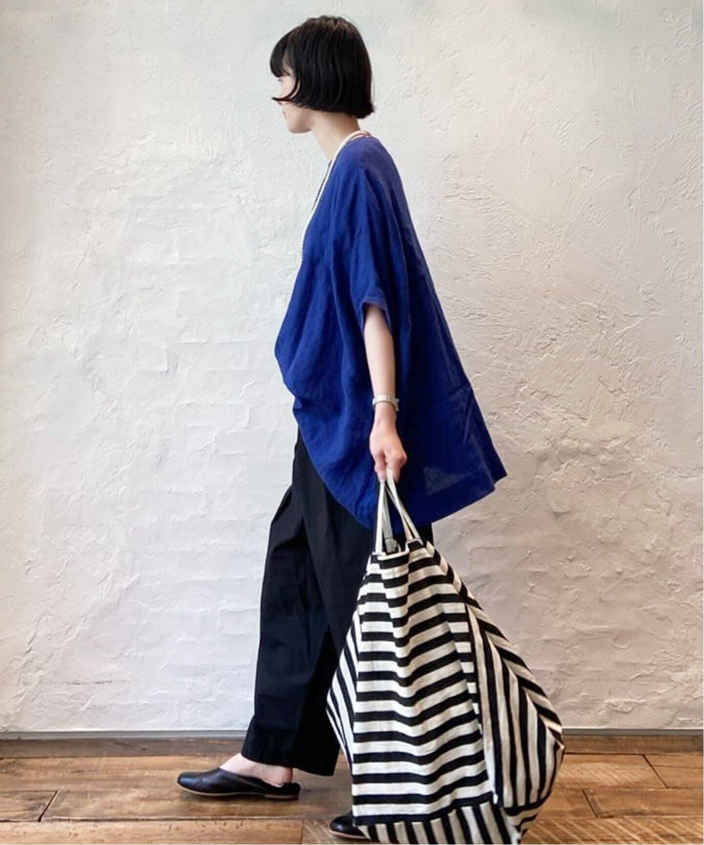 60リネンワッシャー ポンチョ（シャツ／ブラウス）｜journal standard 