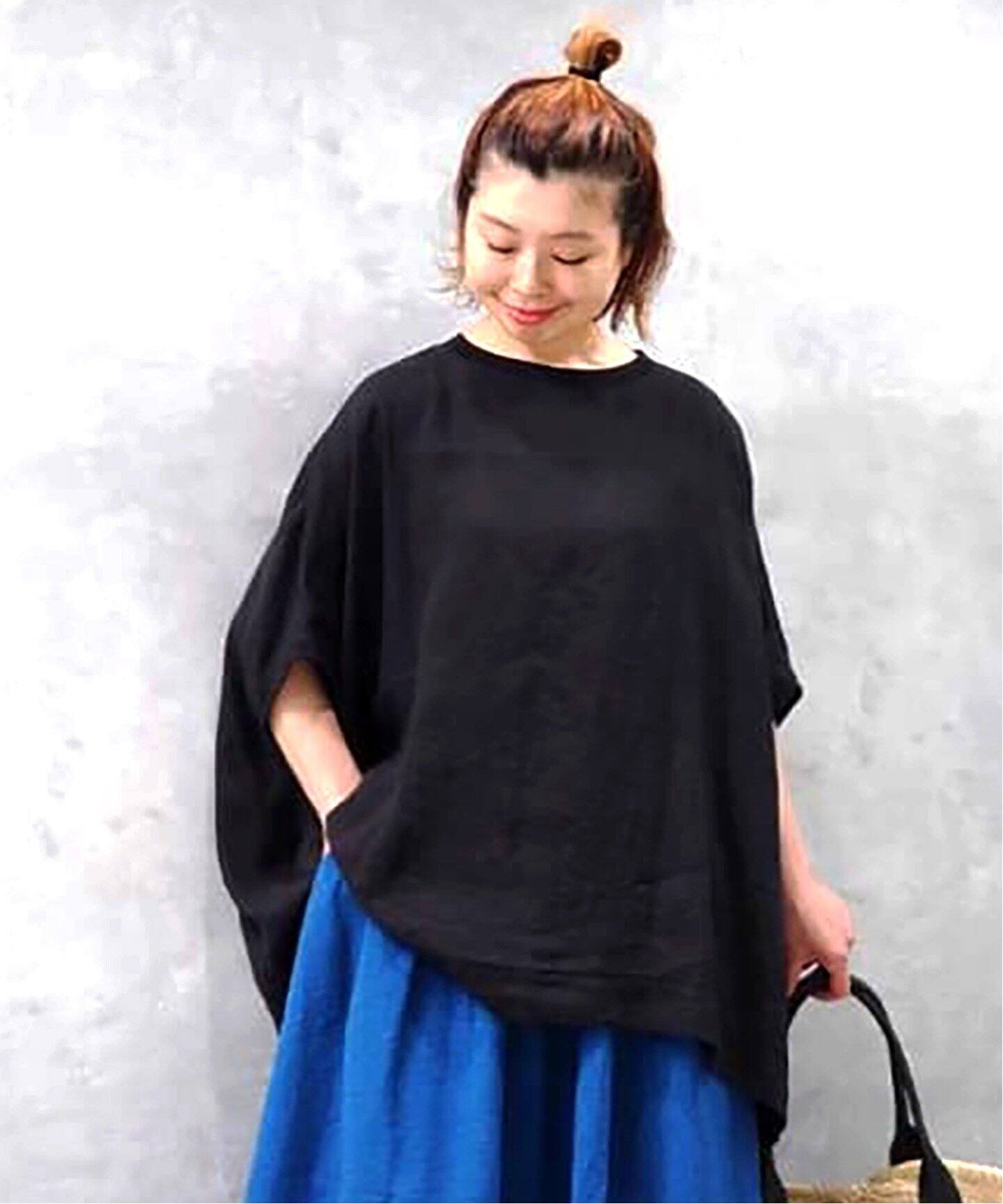 60リネンワッシャー ポンチョ（シャツ／ブラウス）｜journal standard 