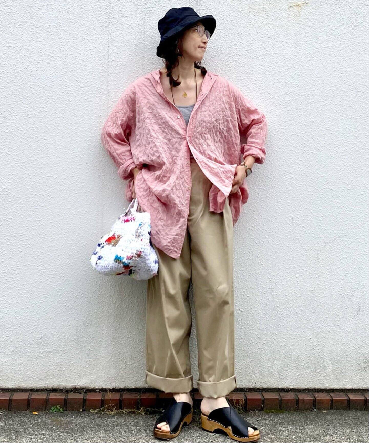 シャーリングローン スタンドチュニック（シャツ／ブラウス）｜journal 