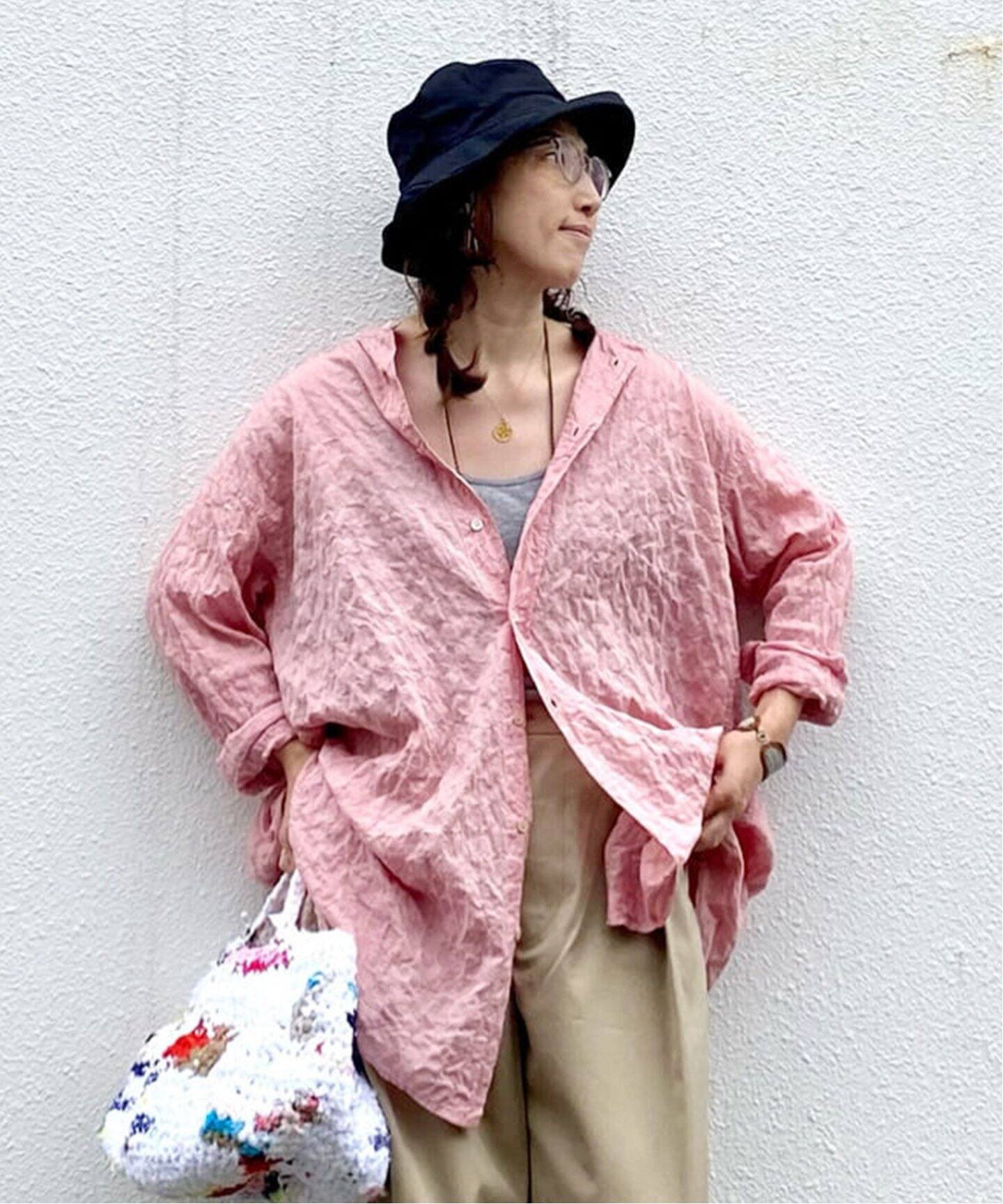 シャーリングローン スタンドチュニック（シャツ／ブラウス）｜journal 